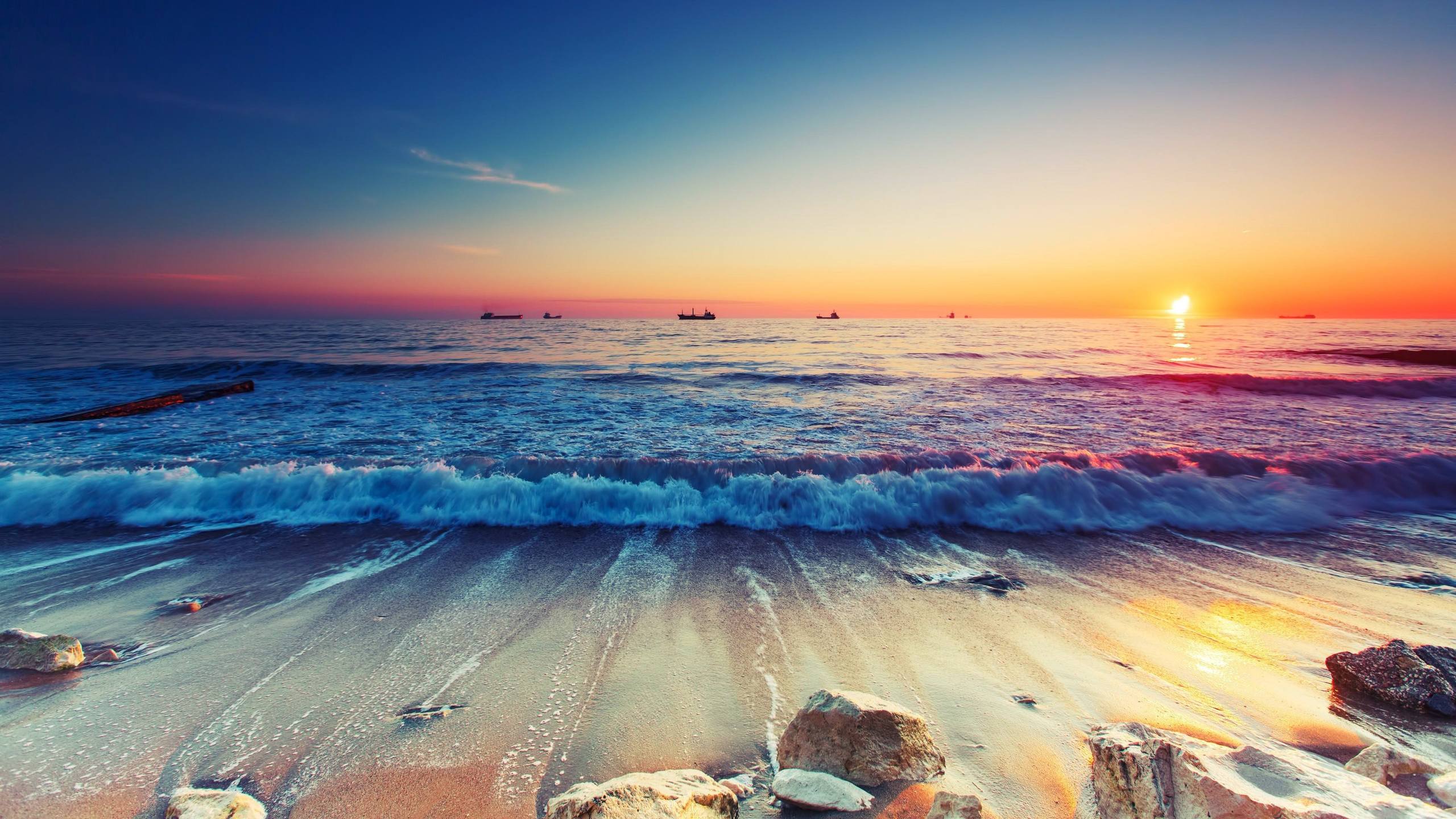大海日落夕阳美景壁纸壁纸预览