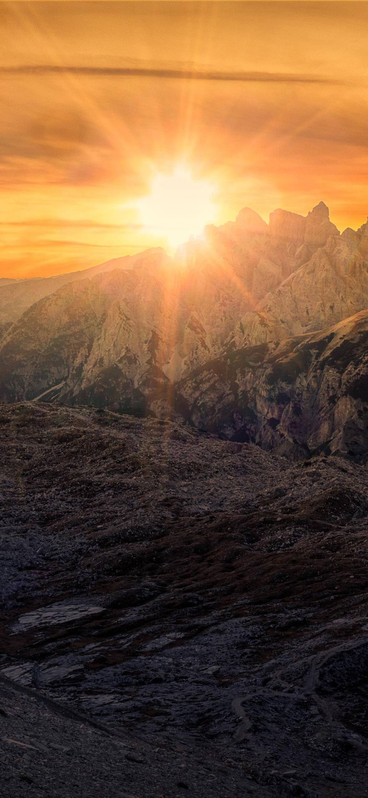 壁纸日落唯美治愈图文壁纸预览