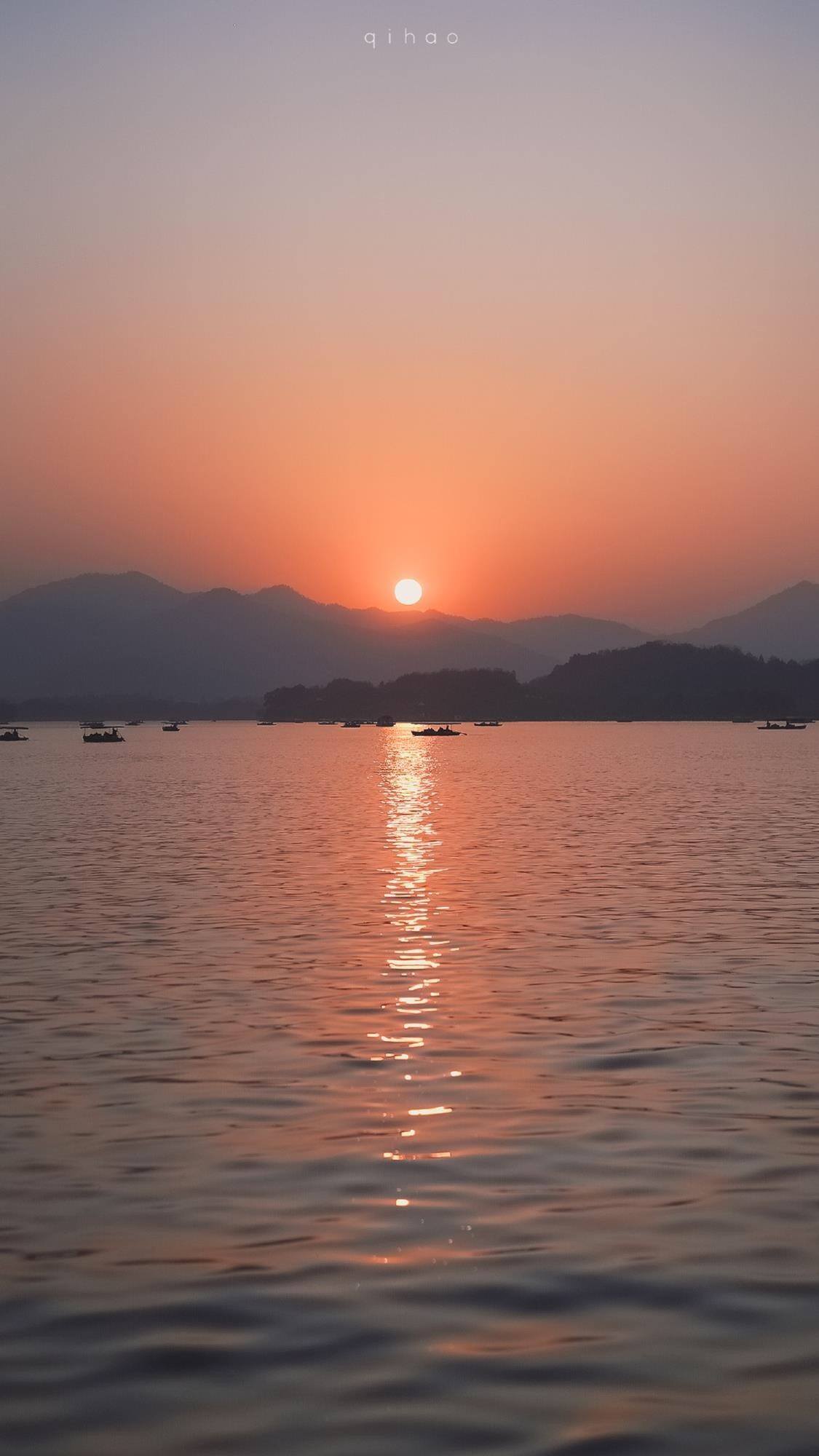 大海爱心日落壁纸壁纸预览