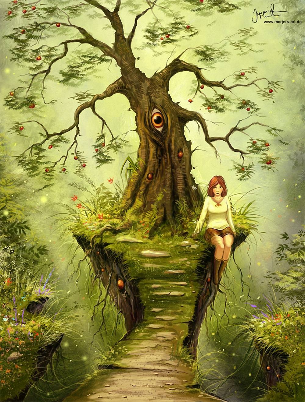 绿色森林壁纸梦幻壁纸预览
