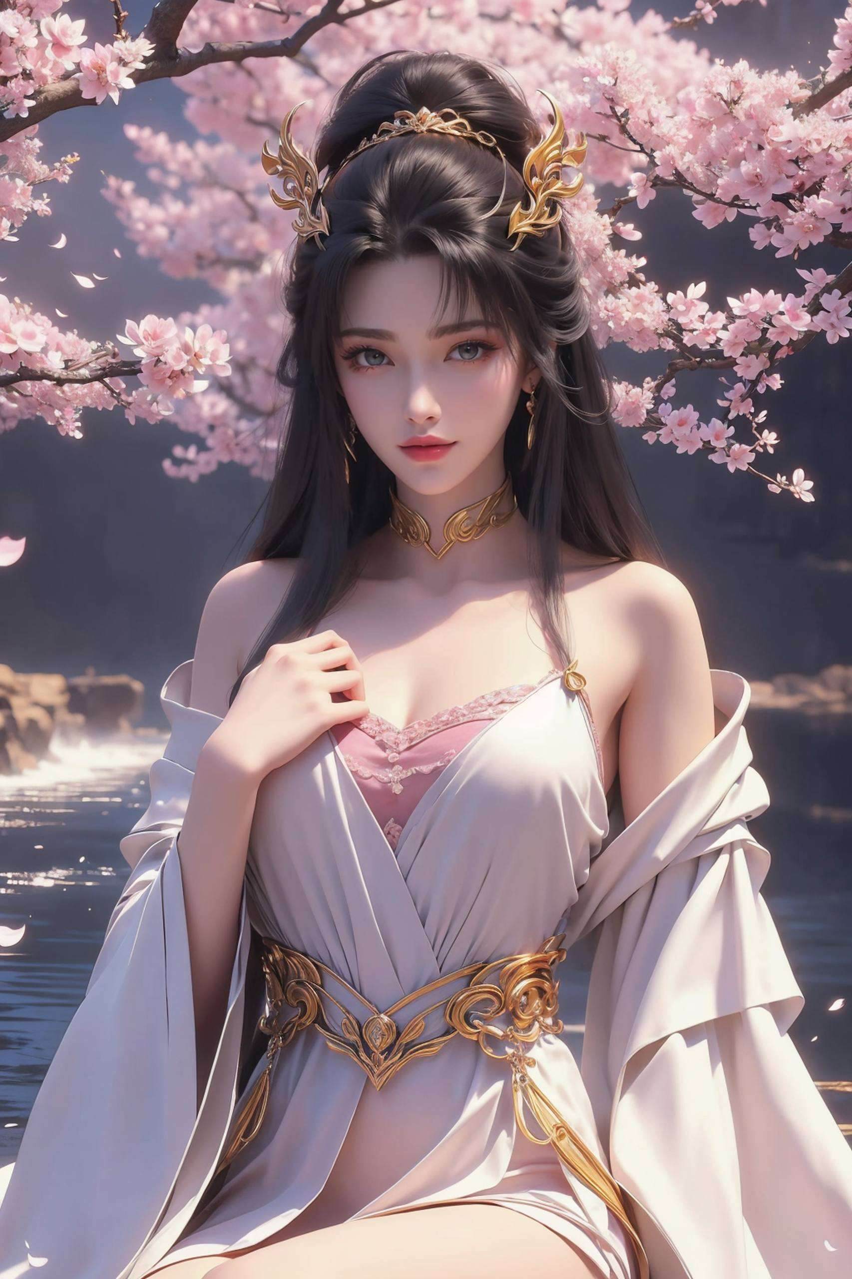 4k高清天狐仙子壁纸魔女高清ai国漫壁纸图片素材: