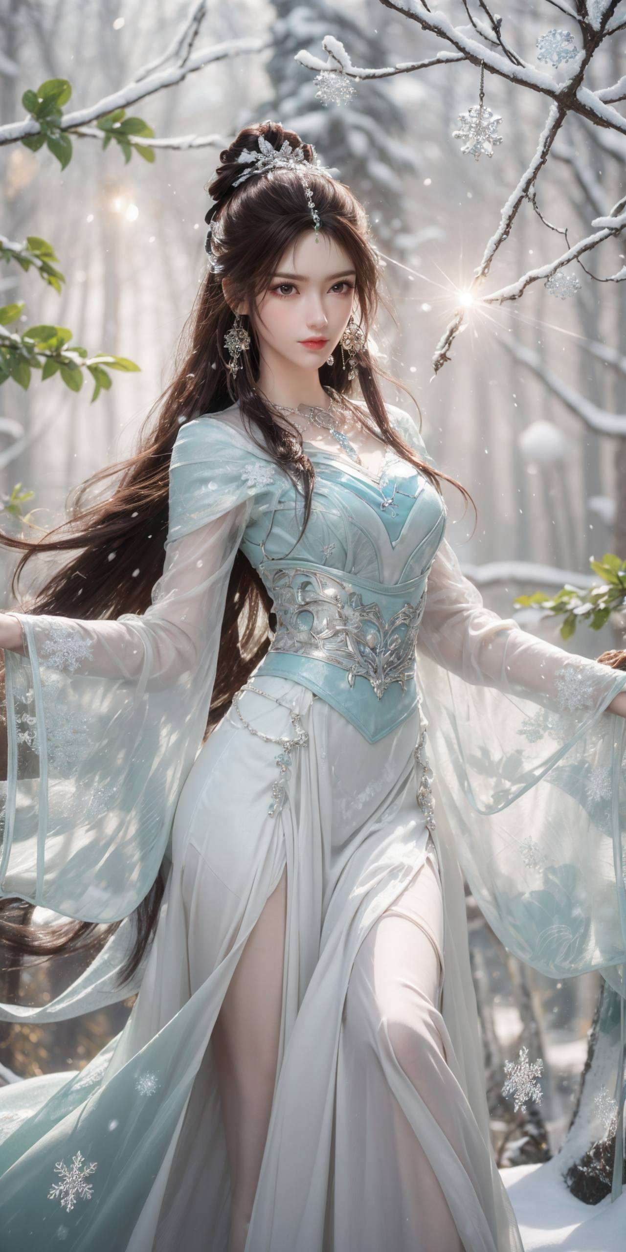 4k高清叶倾仙电脑壁纸wallpaperai国漫壁纸图片素材: