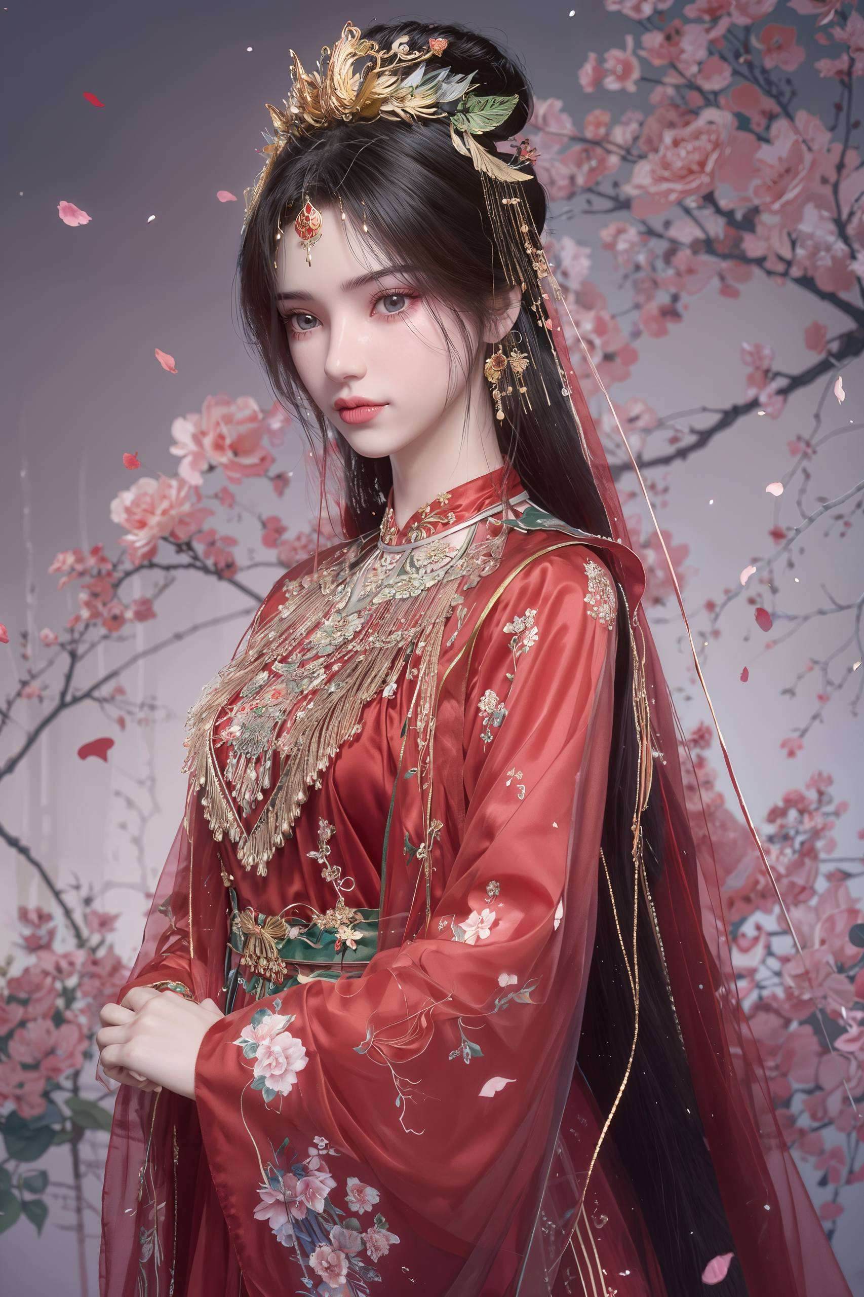 4k高清国漫女神李慕婉壁纸高清ai国漫壁纸图片素材:
