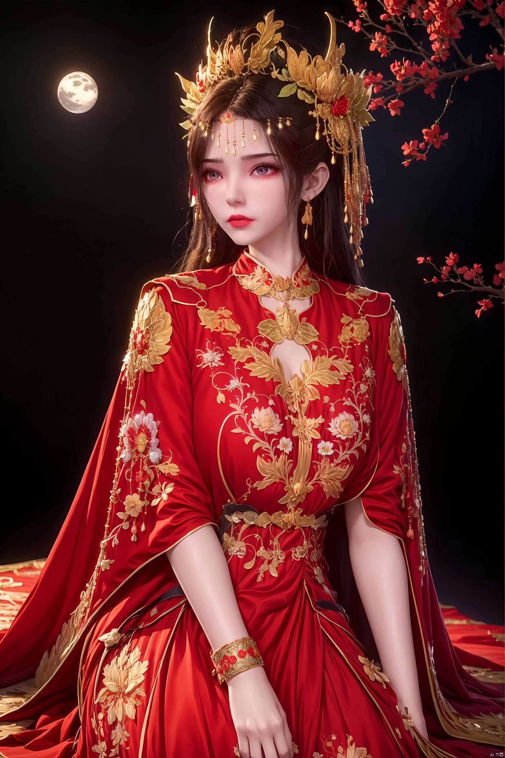4k高清ai美女壁纸李慕婉ai国漫壁纸图片素材: