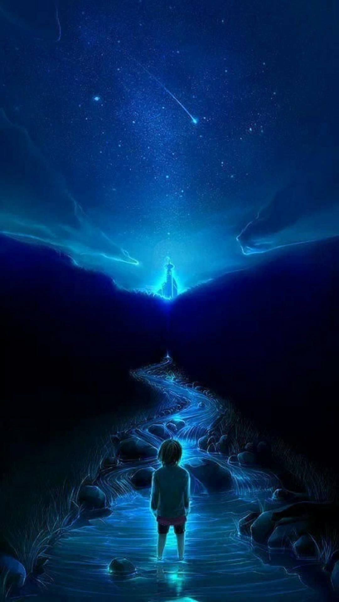壁纸星空和恋人壁纸预览