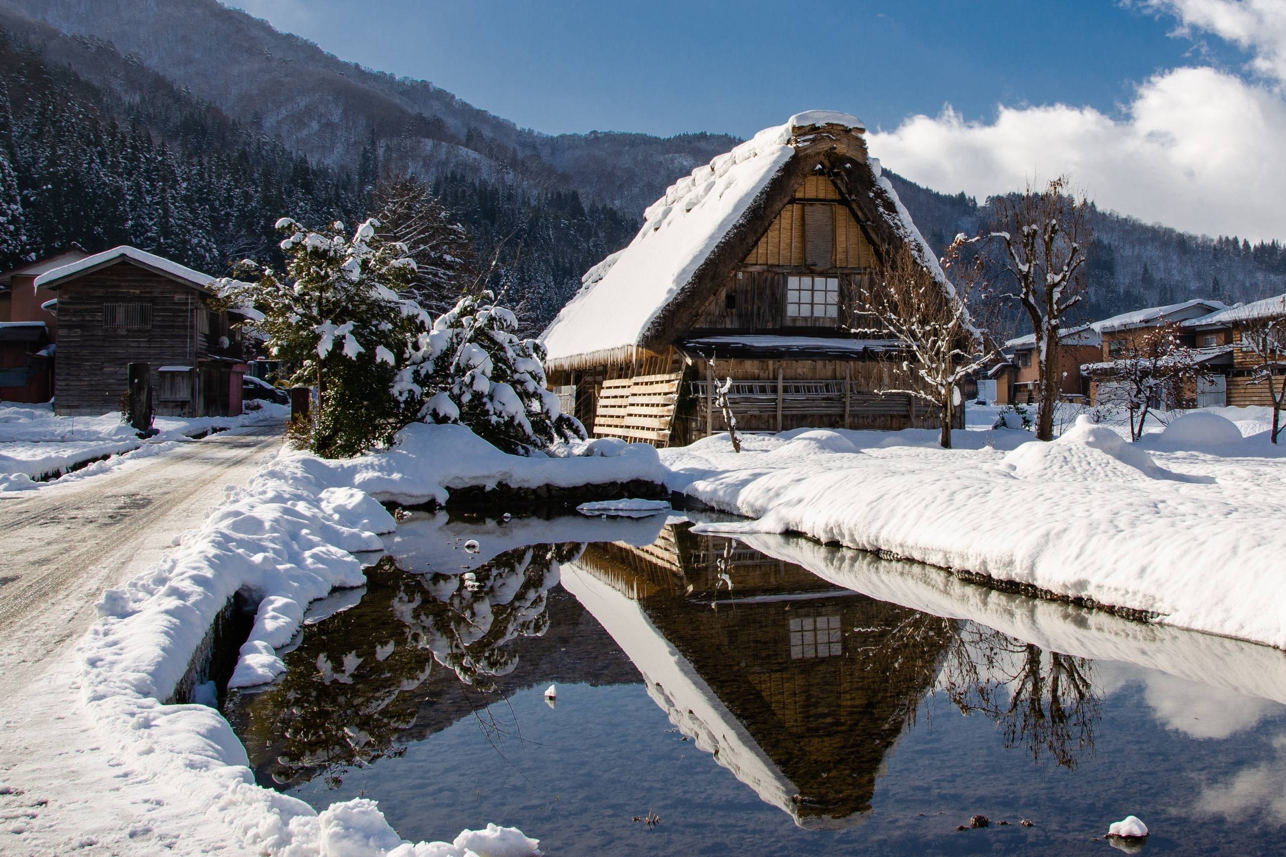 墙绘雪山图片黑白色壁纸壁纸预览