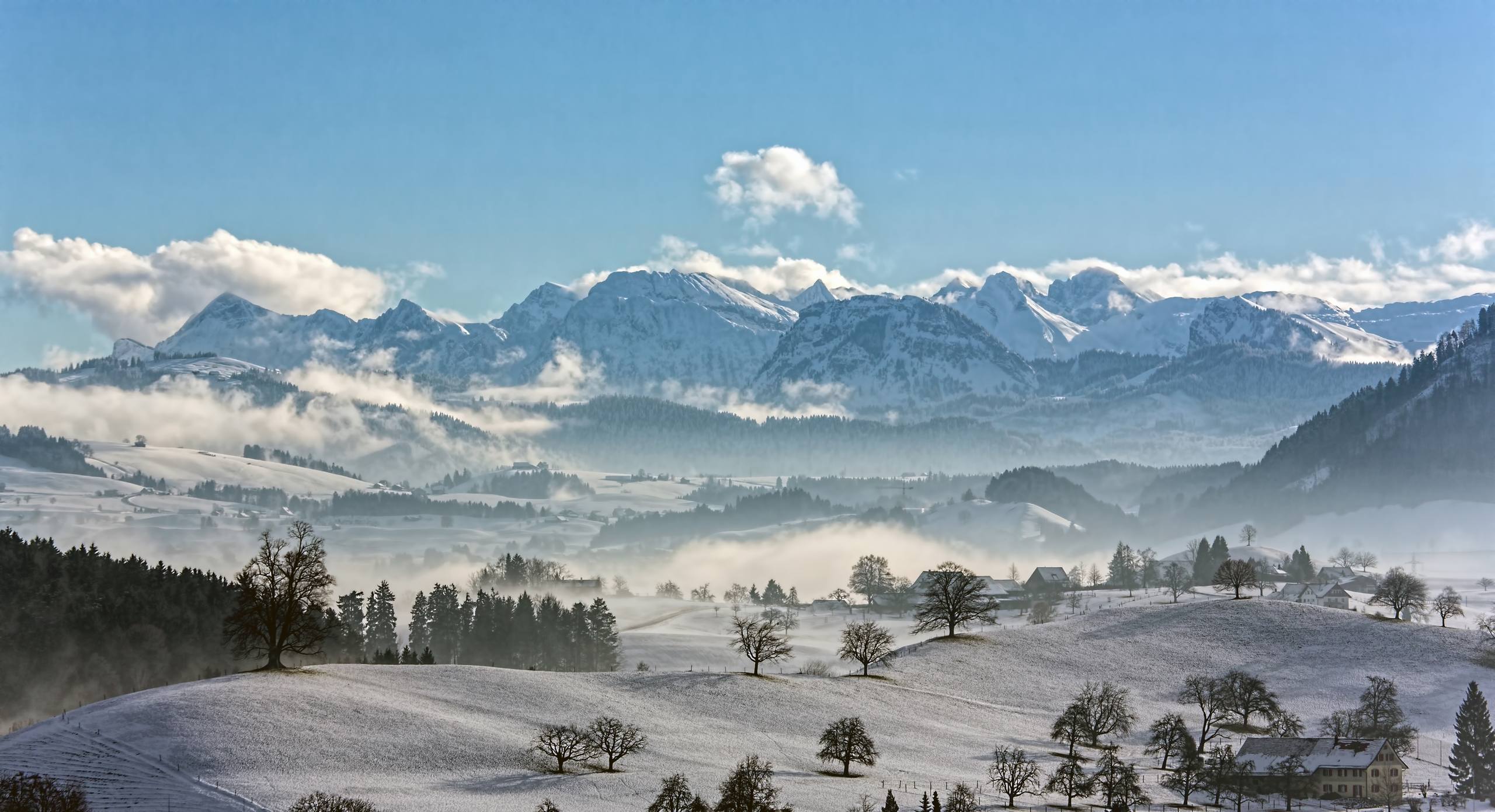 紫色蜜桃雪山插画壁纸壁纸预览