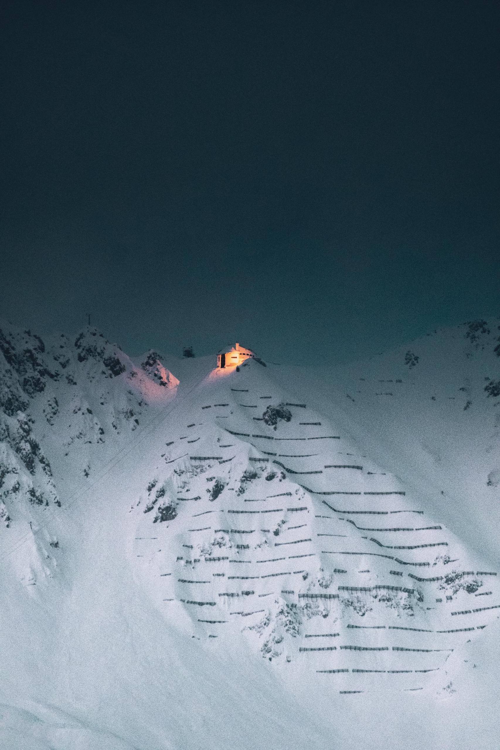 雪山木屋动态壁纸图片壁纸预览