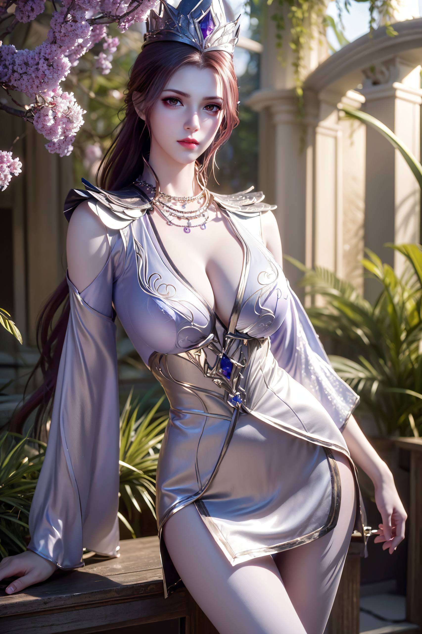 每一帧都是对经典角色的致敬这张比比东高清壁纸全身