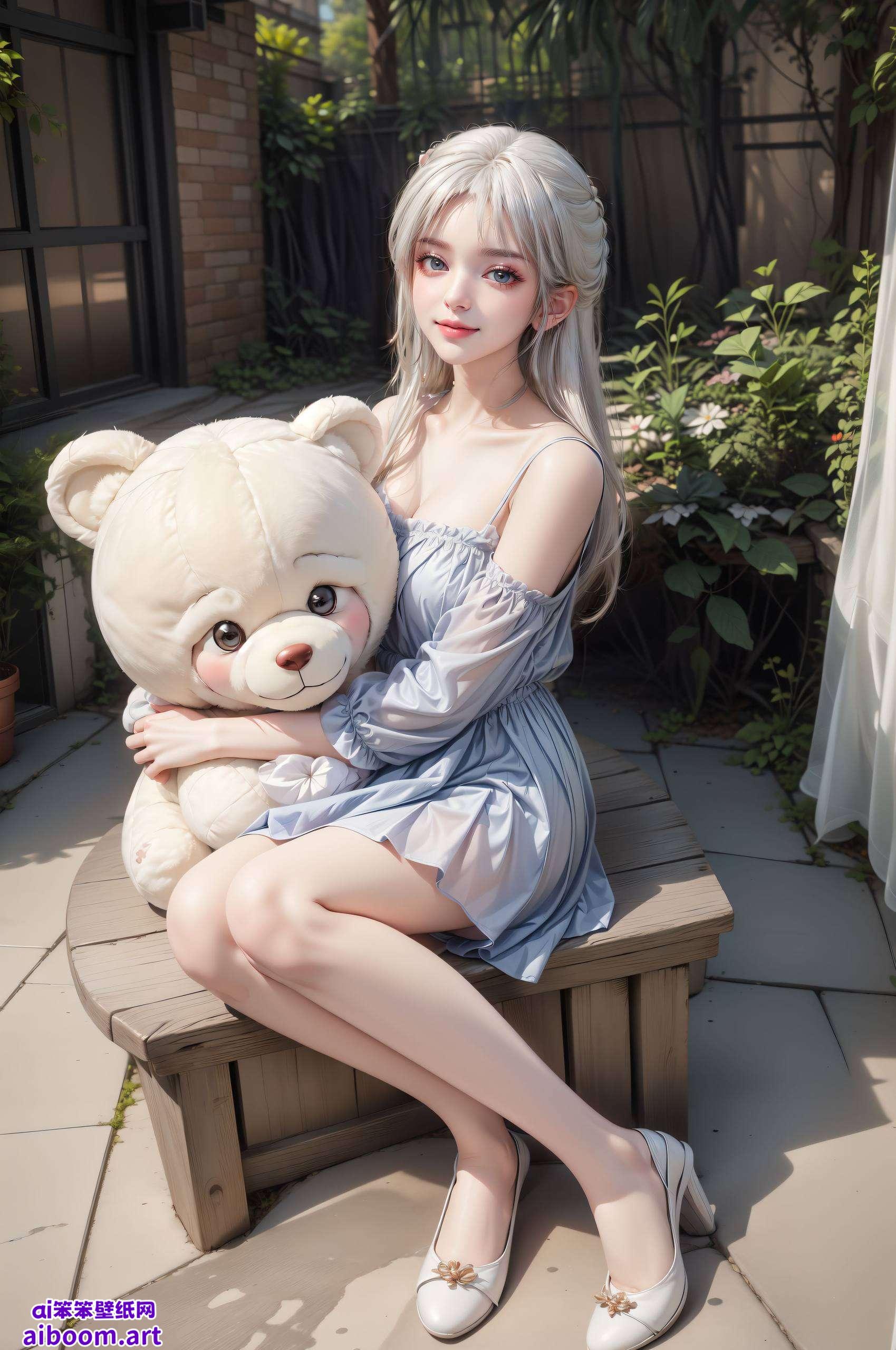 仿佛置身于梦幻的苹果乐园画面中