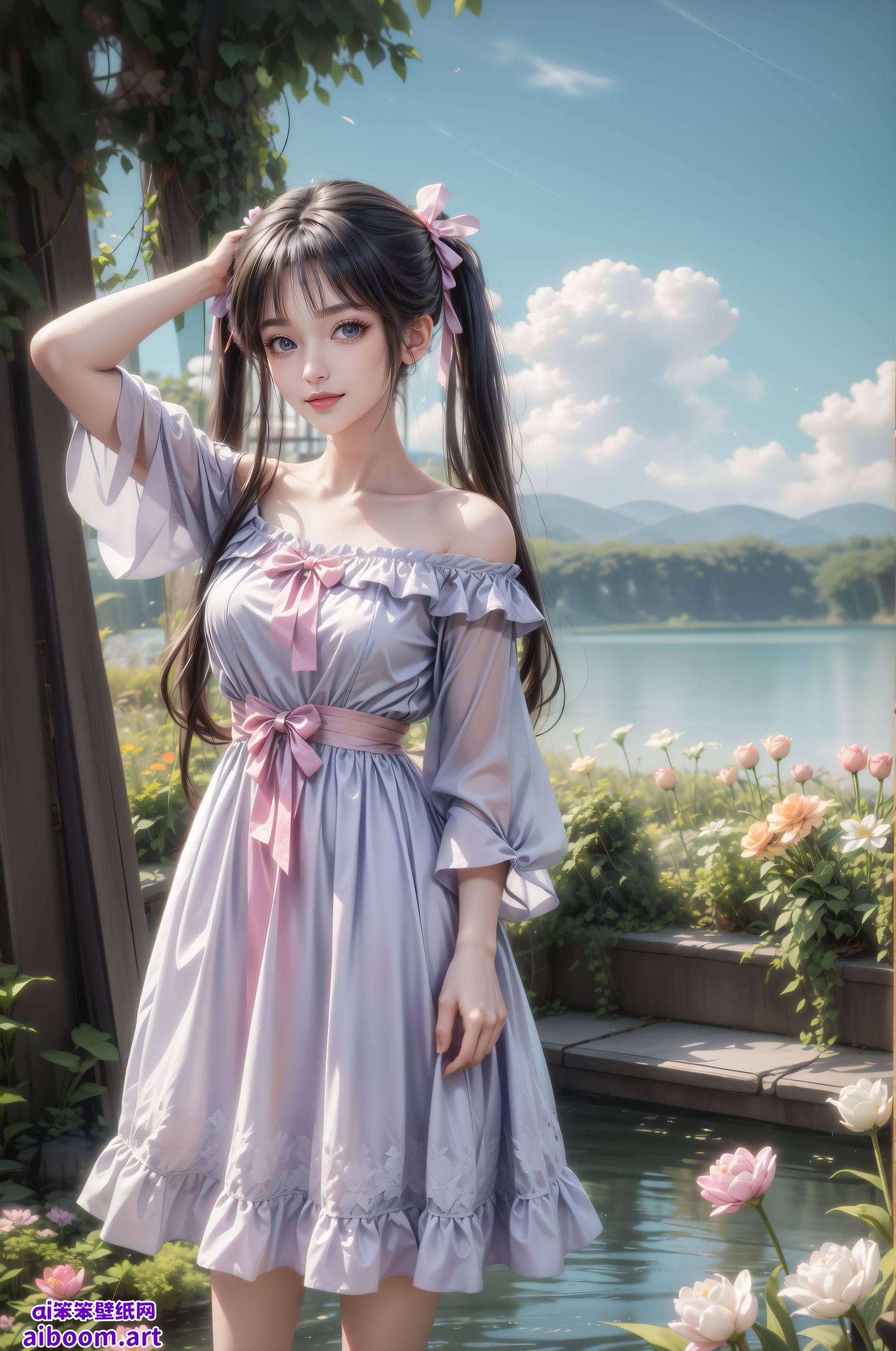 穿梭于国漫与赛博朋克之间的碧瑶让碧瑶的灵动身影成为你桌面上的独特风景