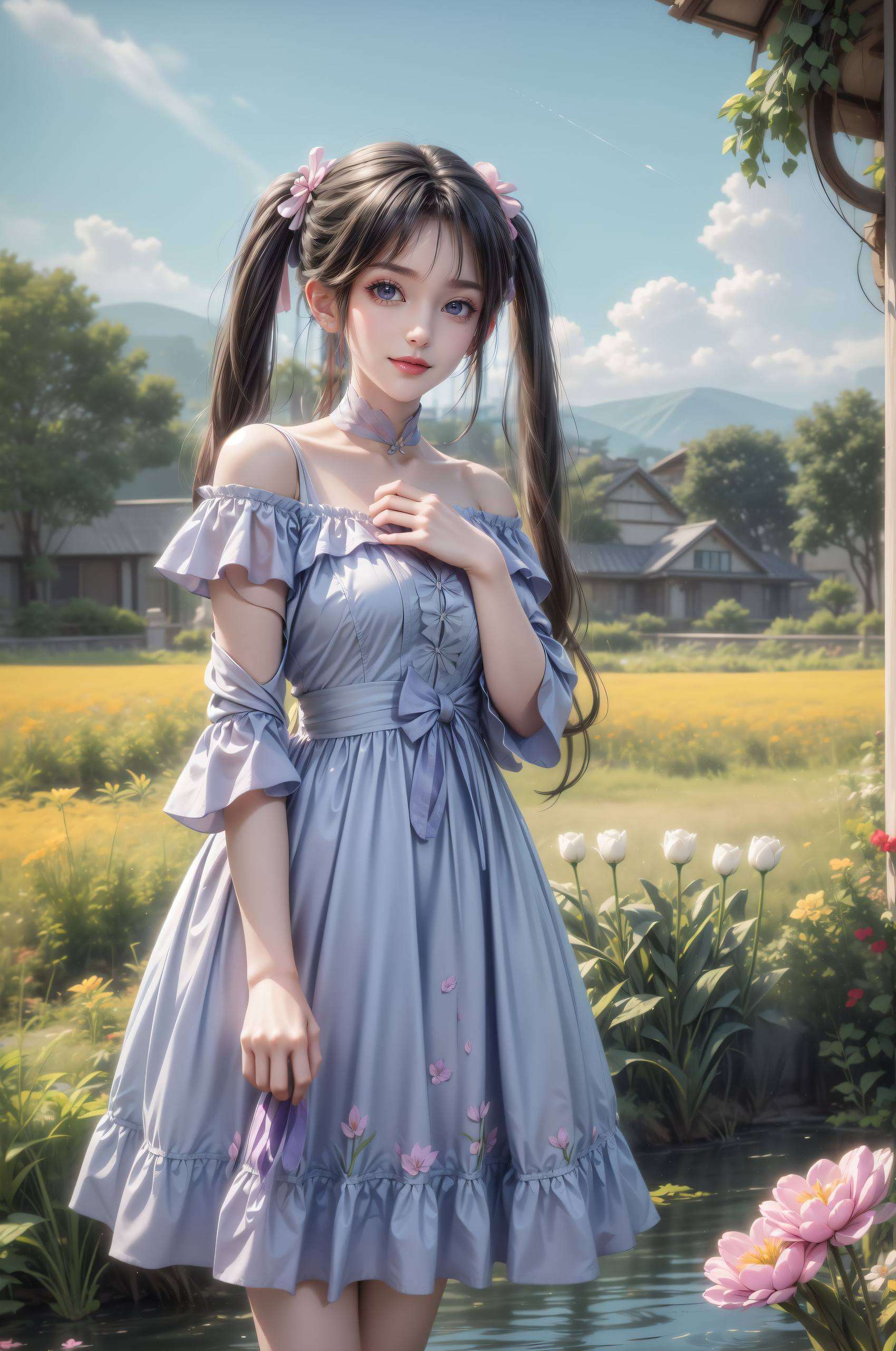 动态效果让微笑如春风拂面高清复古风壁纸