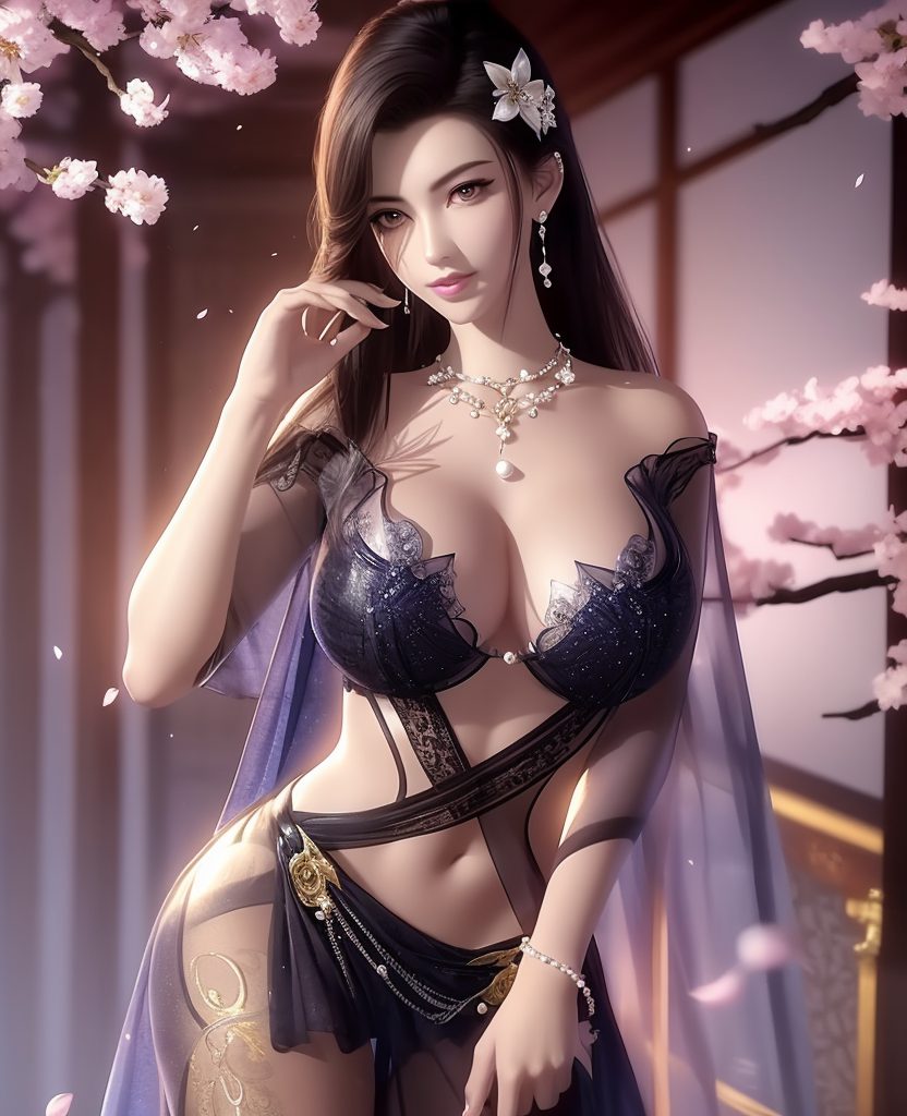 高清画质让妖娆身姿跃然屏上为你的设备增添一抹奇幻色彩