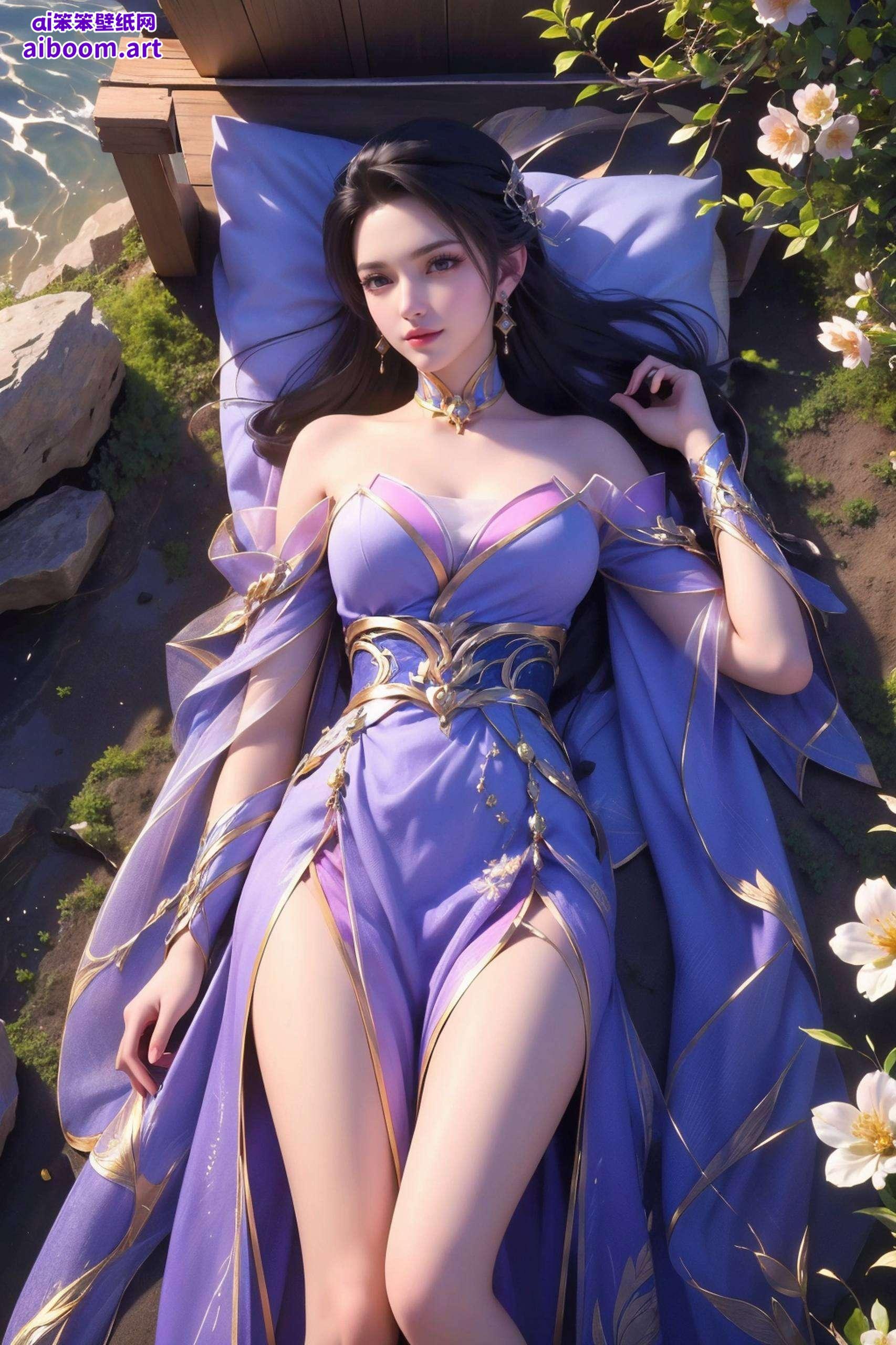 邂逅绝世佳人！这张《仙武传楚灵玉手绘高清壁纸大全》为你的手机桌面增添一抹仙韵风情