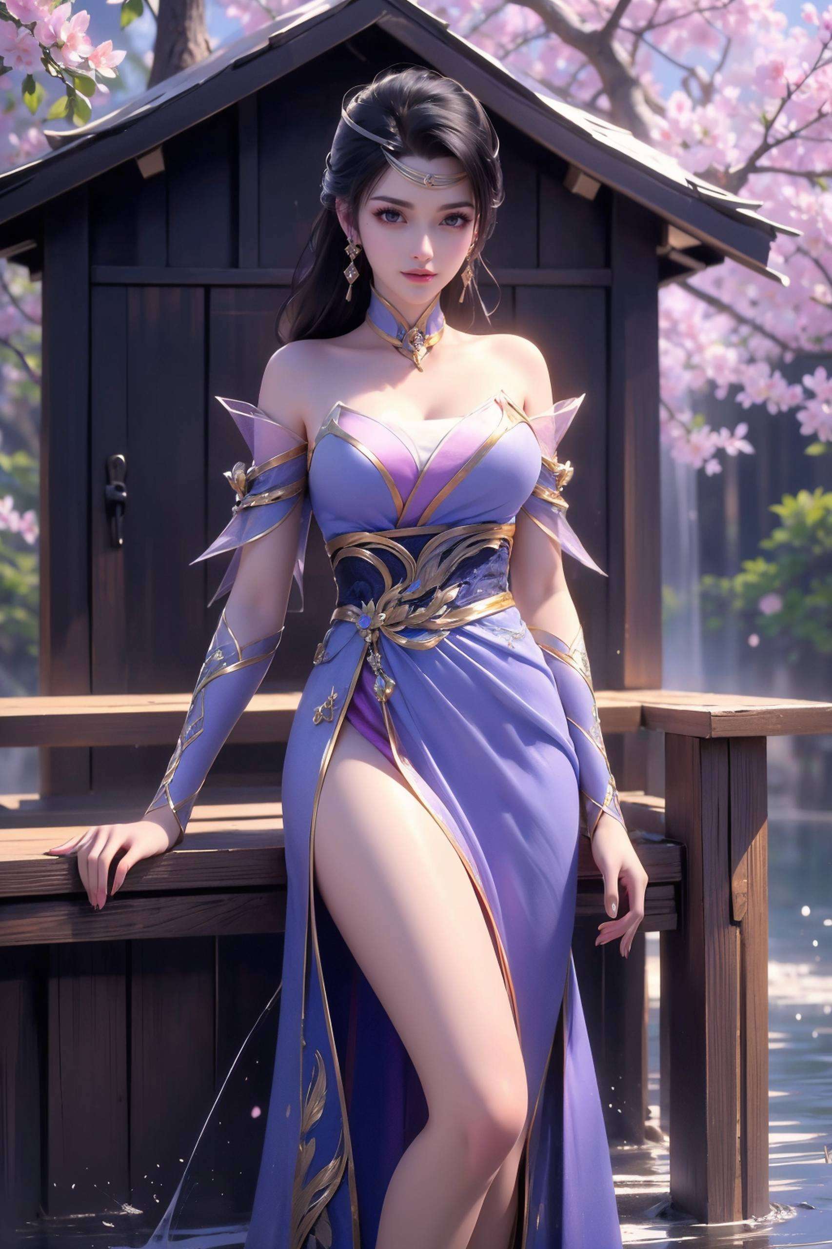 贴吧中她的故事被细腻描绘让你的手机锁屏也充满仙侠气息