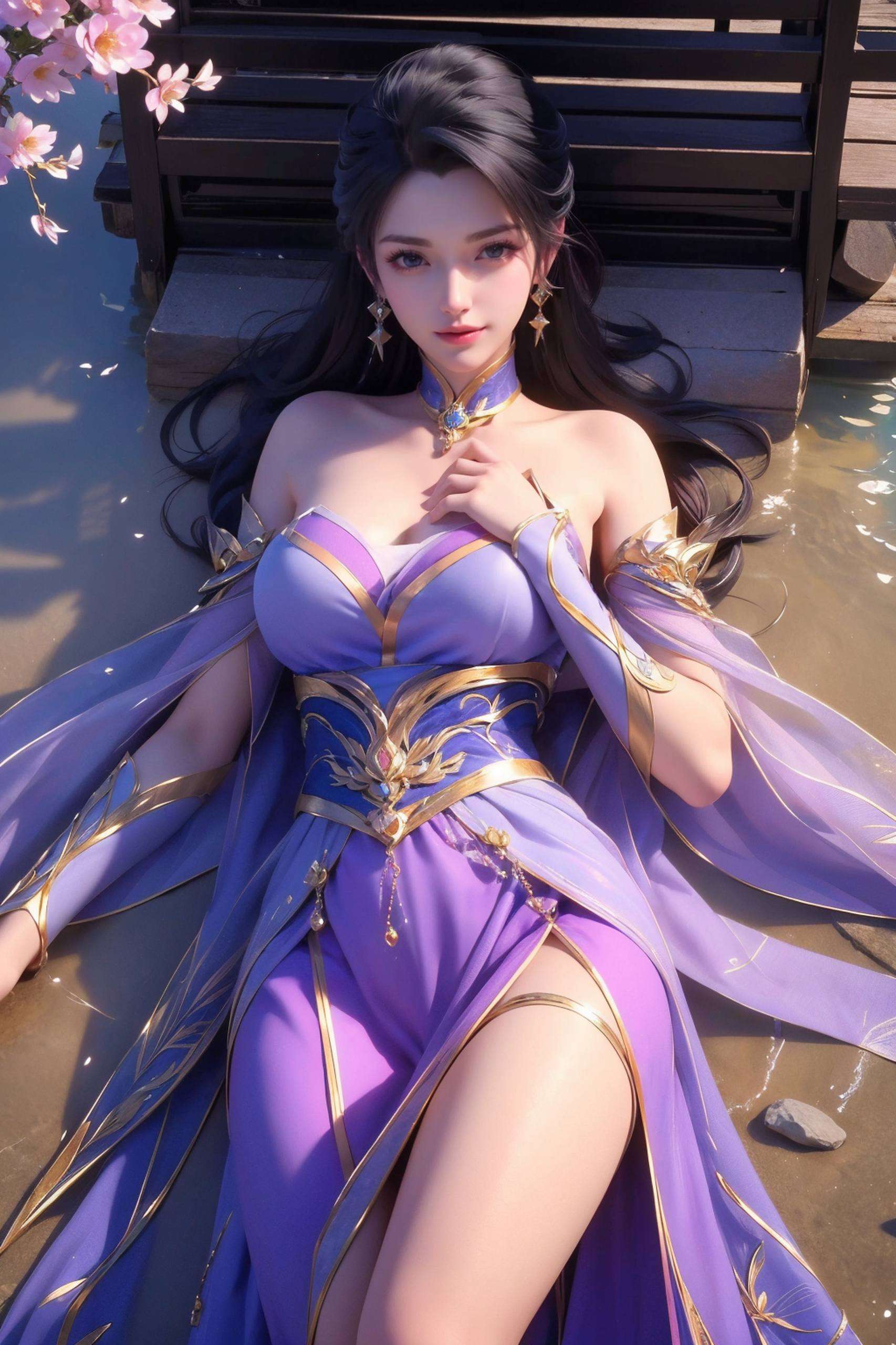 国漫女神楚灵玉的灵动身姿微信动态效果更是锦上添花