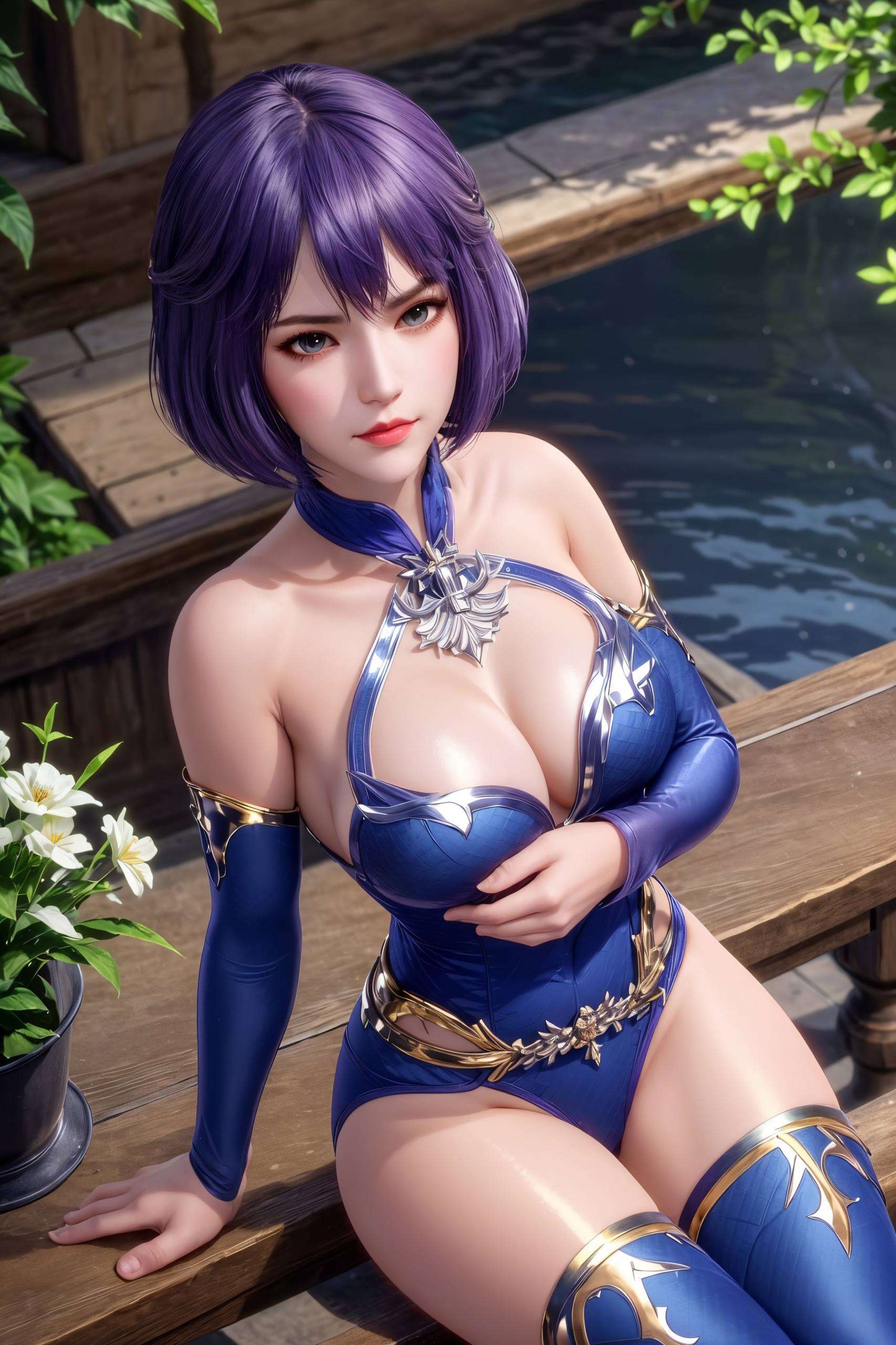 仿佛诉说着不为人知的故事将丝绒质感的细腻与国漫美女的独特魅力完美融合