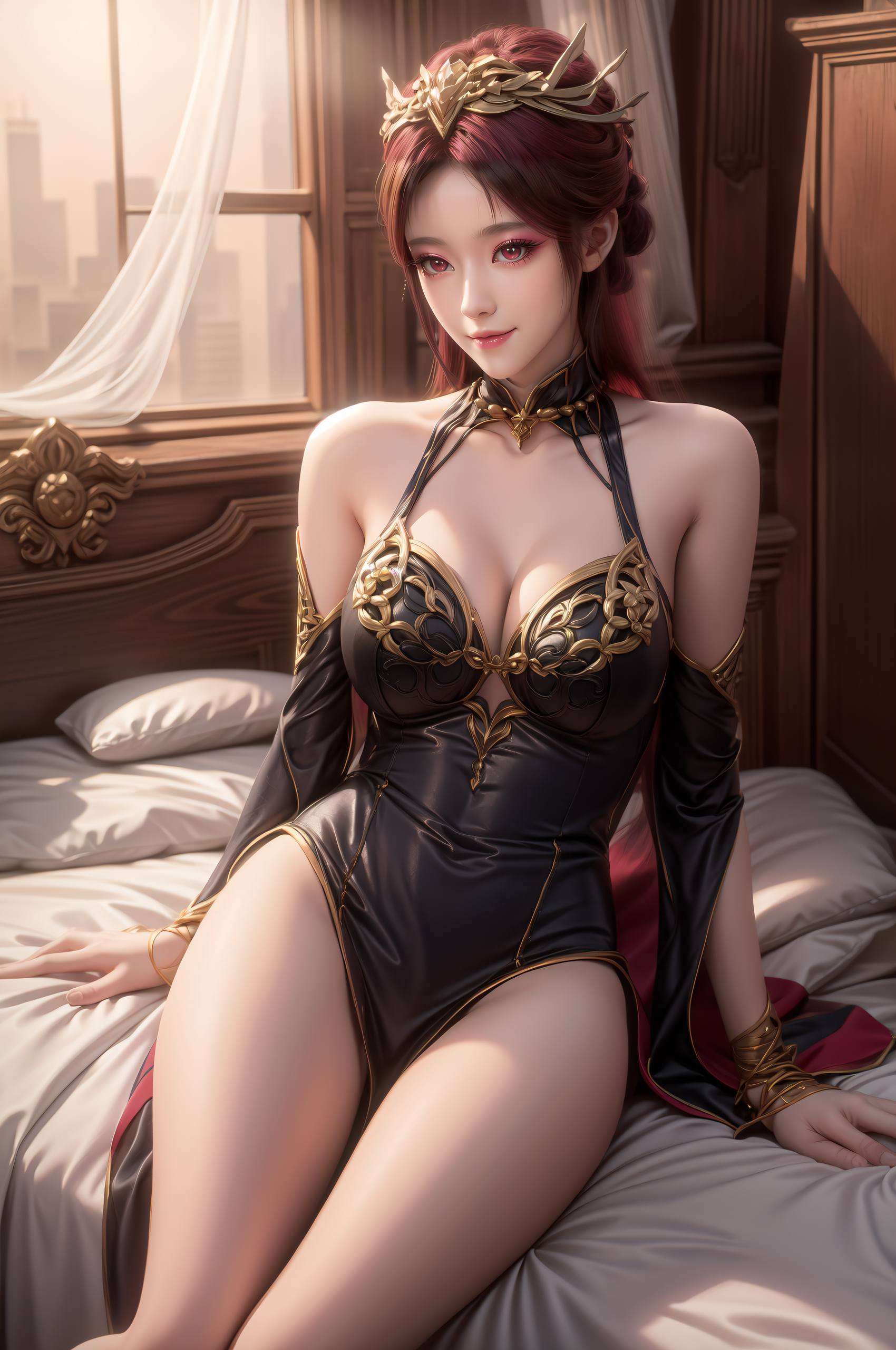 毒血夫人微笑如春风为你的手机带来别样的国漫风情