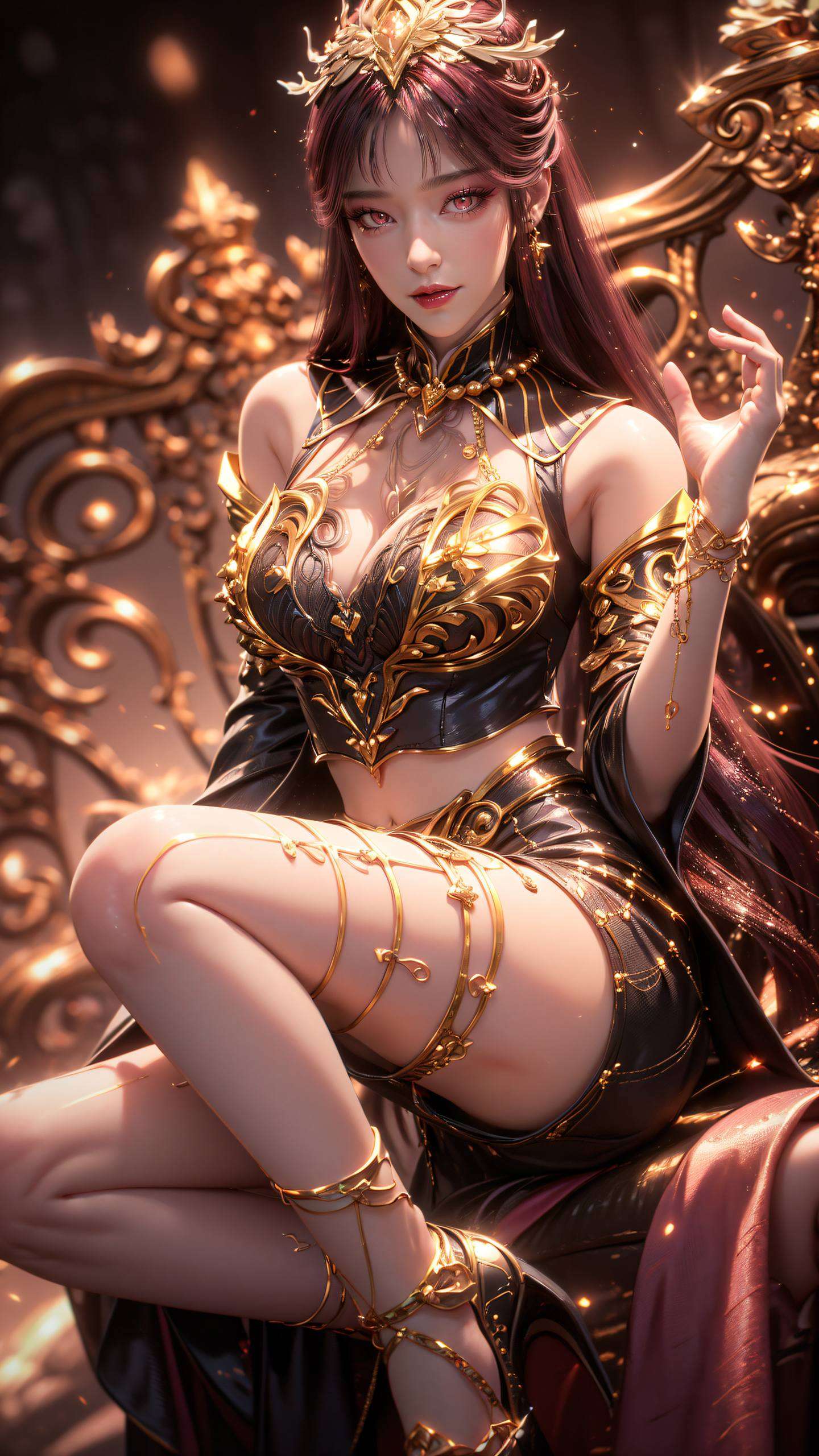 炫彩斑斓眉眼间藏着不羁的傲气