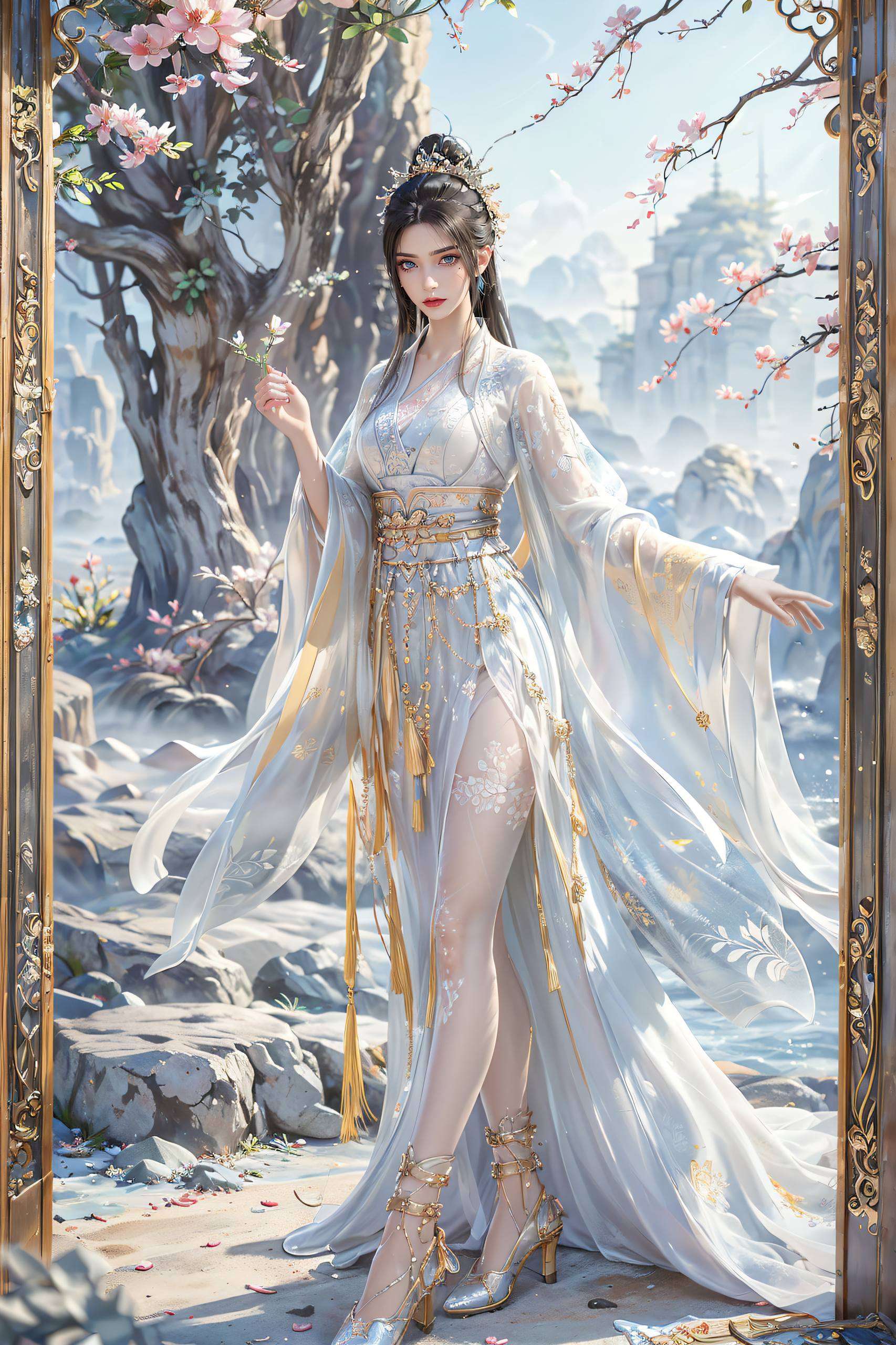 4k超清壁纸电脑方清雪清雅脱俗