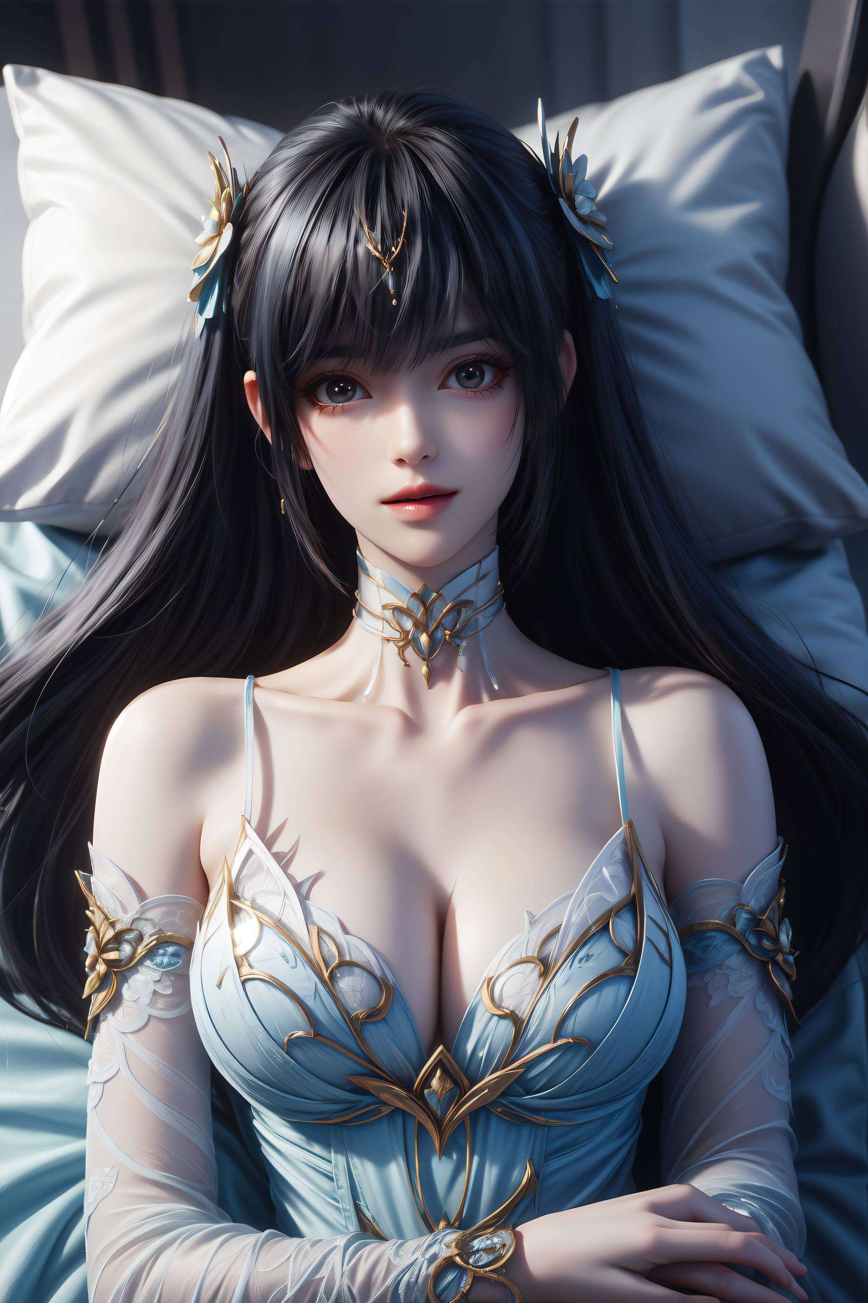 绿色丝绒般的画面国漫女神枫玲儿惊艳亮相！这张炸裂壁纸