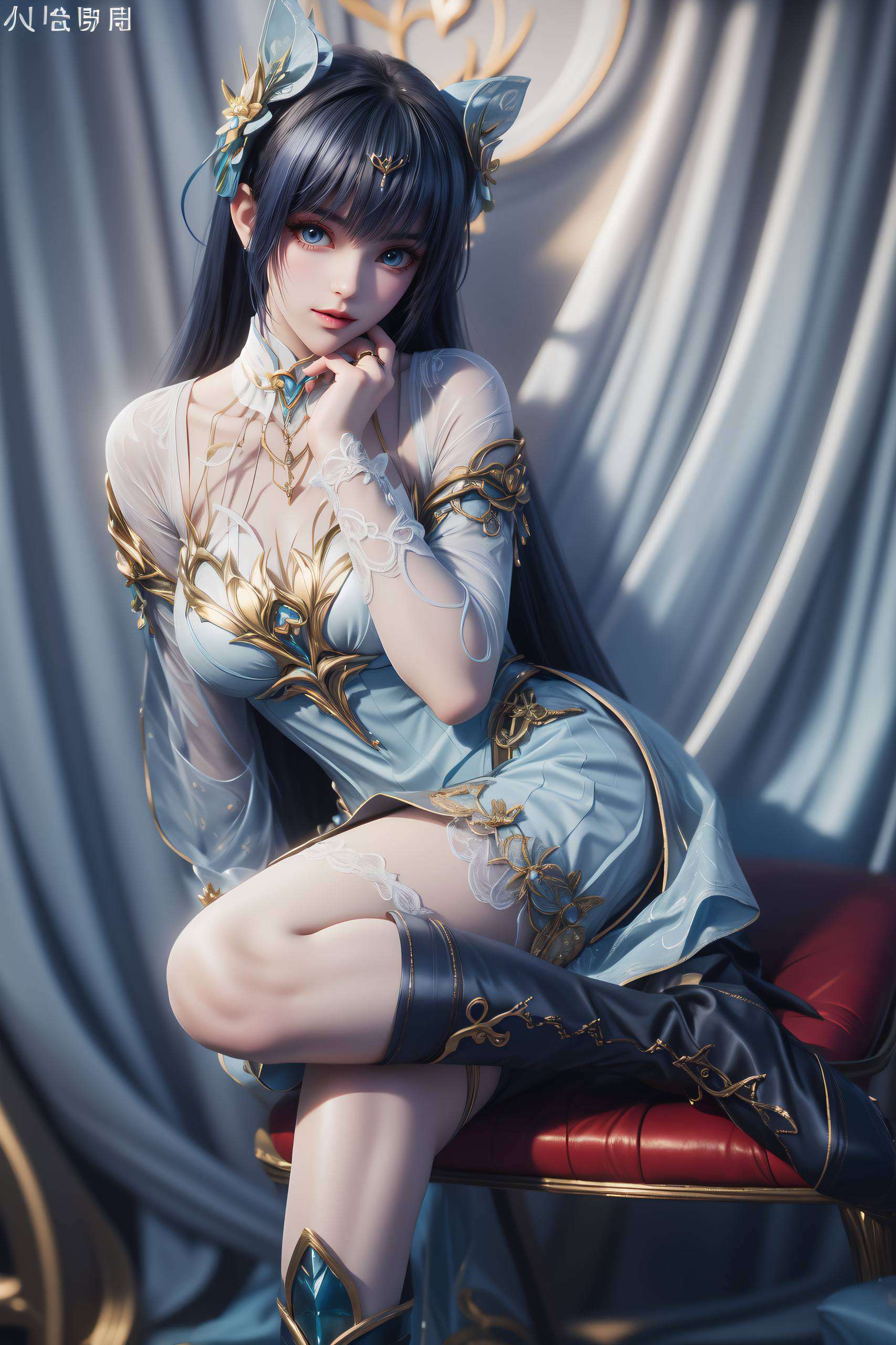 仿佛要从屏幕中走出与你共舞在梦幻的背景之中