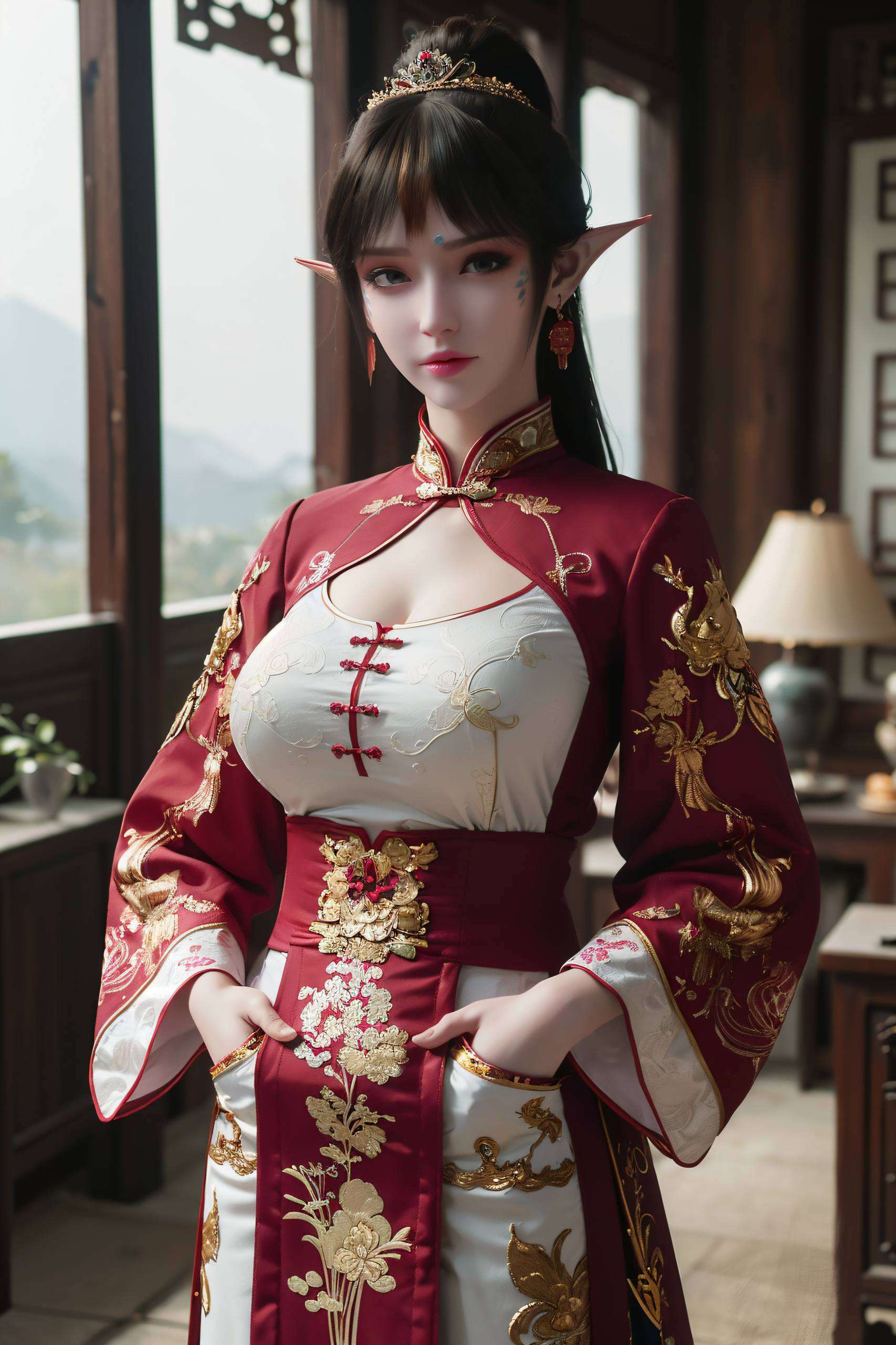 绝对能满足你的需求！高清细腻的画面想要让手机瞬间变身国漫迷的最爱？这张以凤清儿为主题的变装壁纸超清图片
