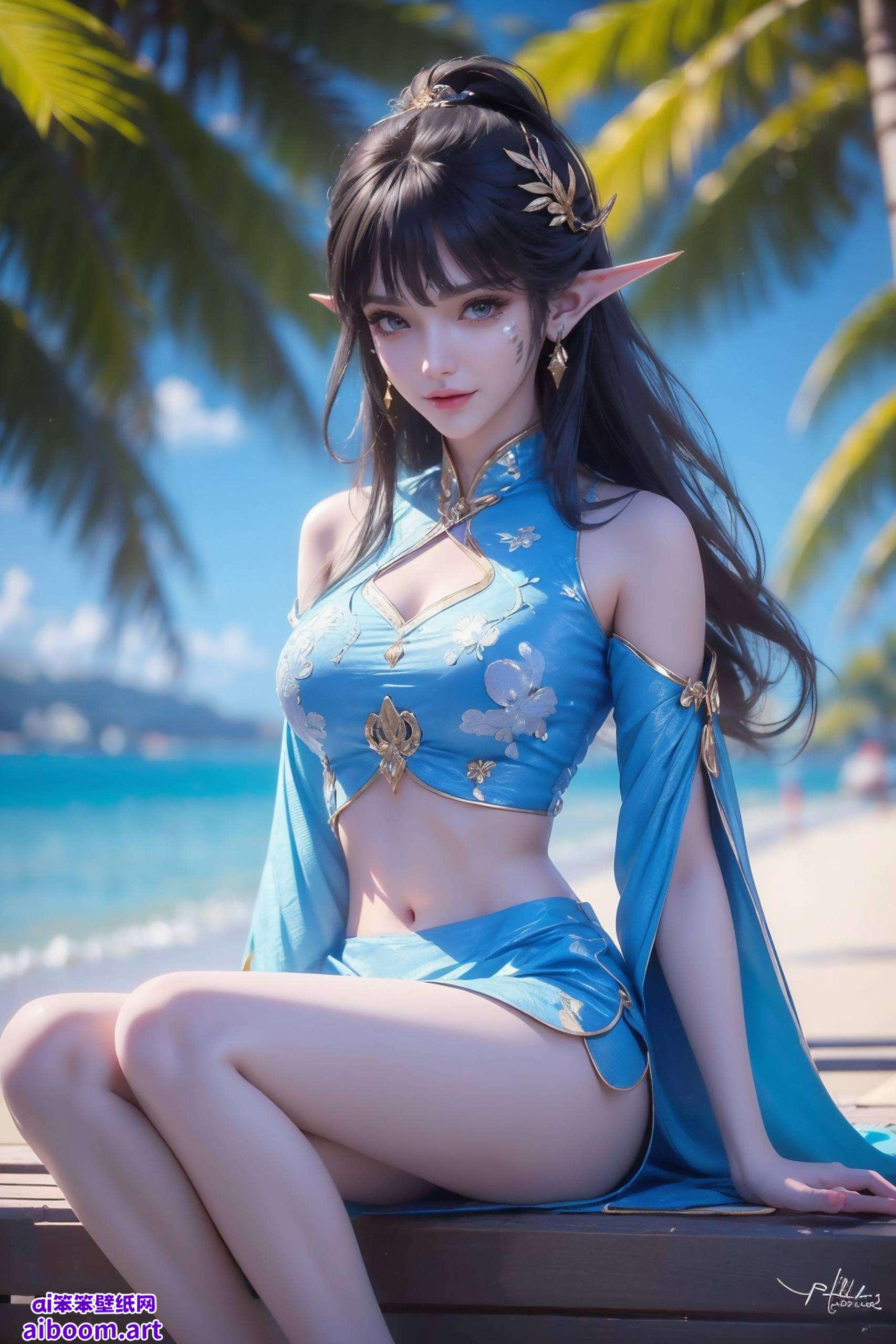 仿佛能感受到她衣袂飘飘的轻盈让每一次目光停留都成为一次心灵的洗礼