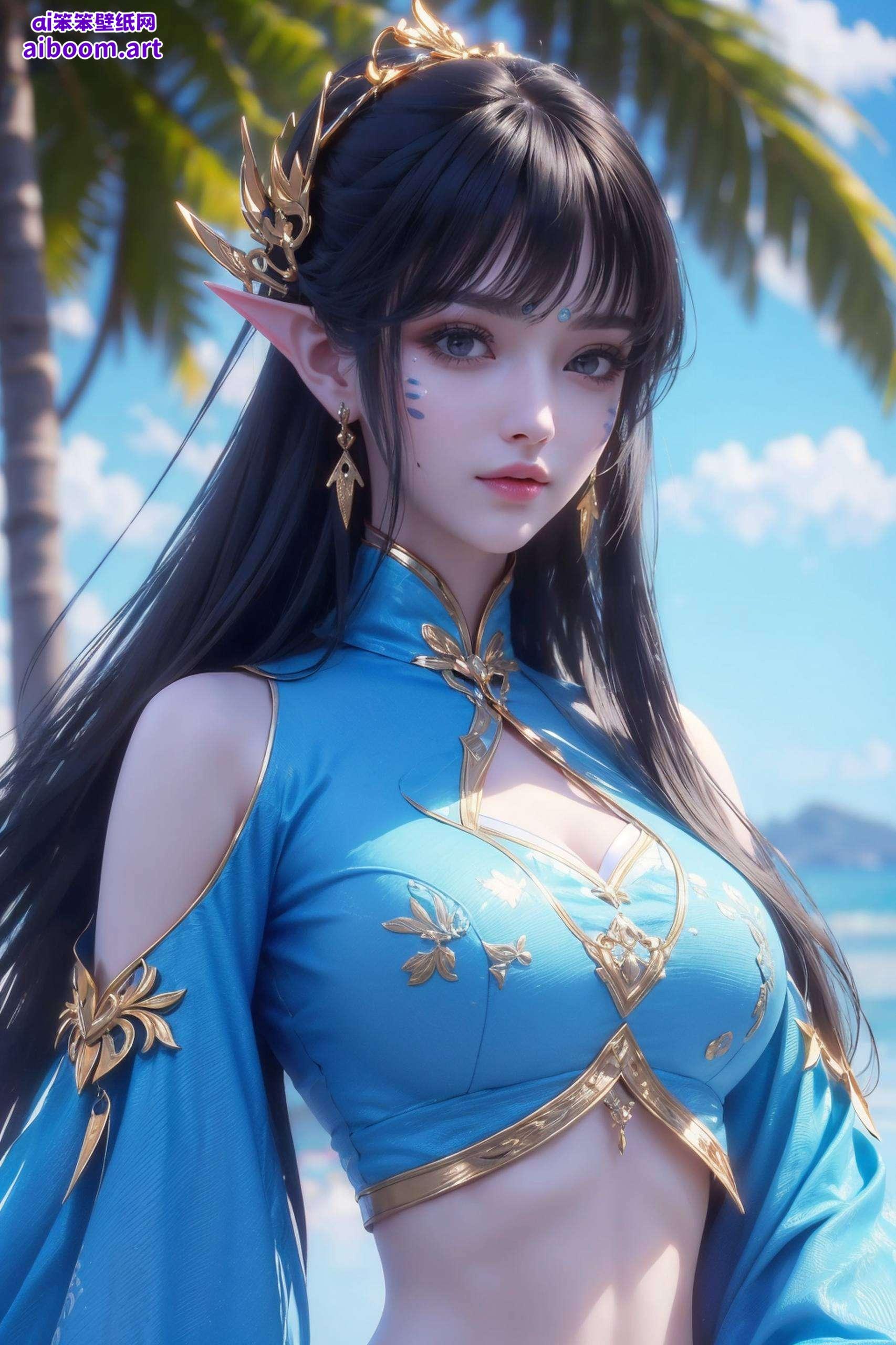 让每一次欣赏都仿佛与凤清儿对话这张高清AI人物神态素材