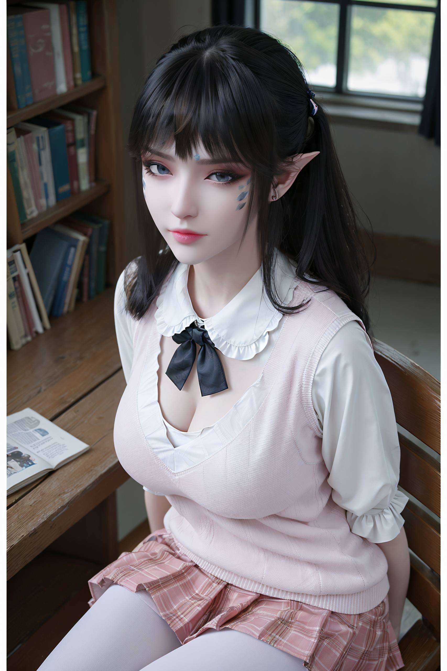 为你的电脑桌面增添一抹别样的风情与温馨她灵动的大眼闪烁着智慧的光芒