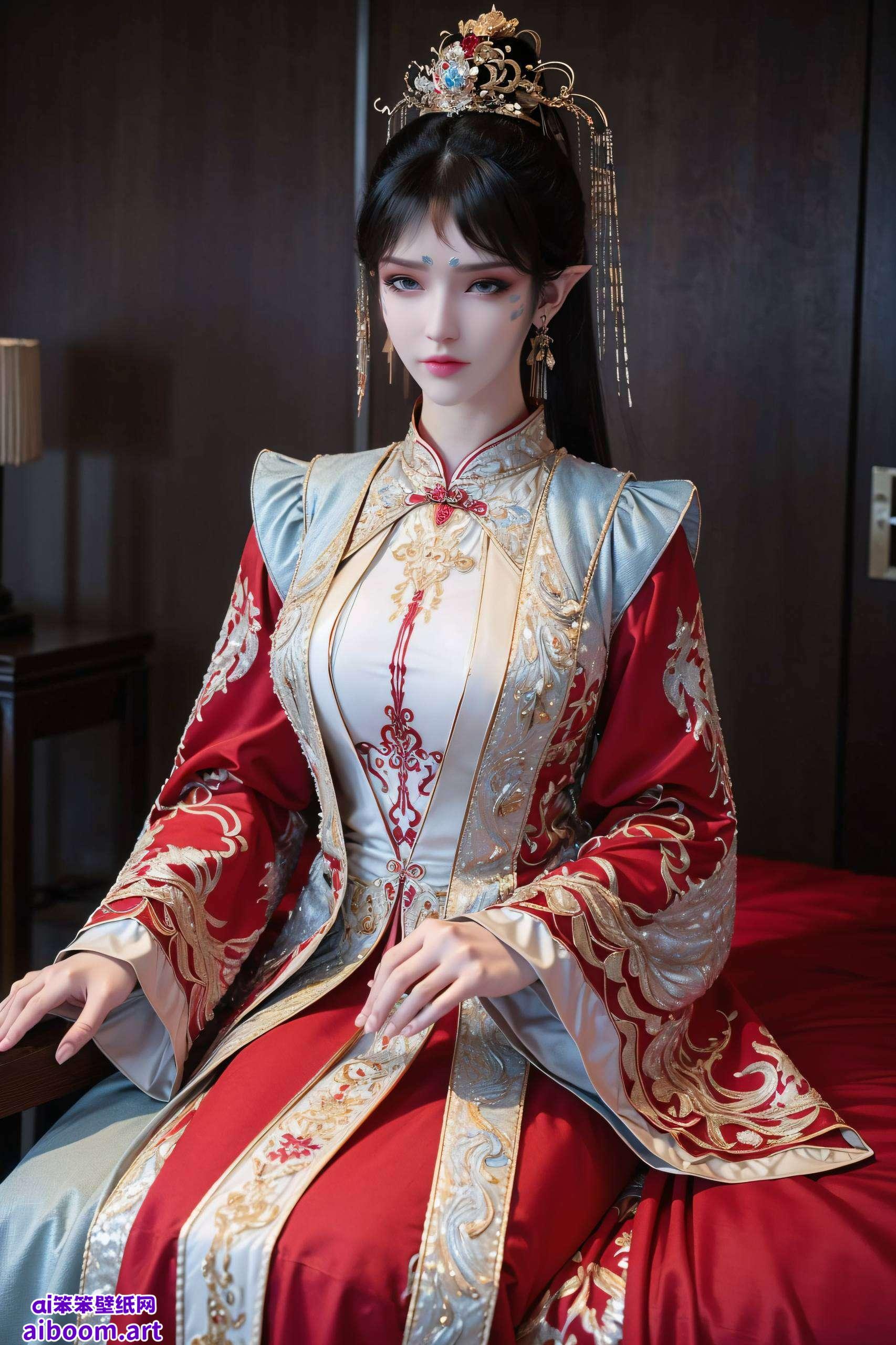 清丽脱俗的凤清儿翩翩起舞