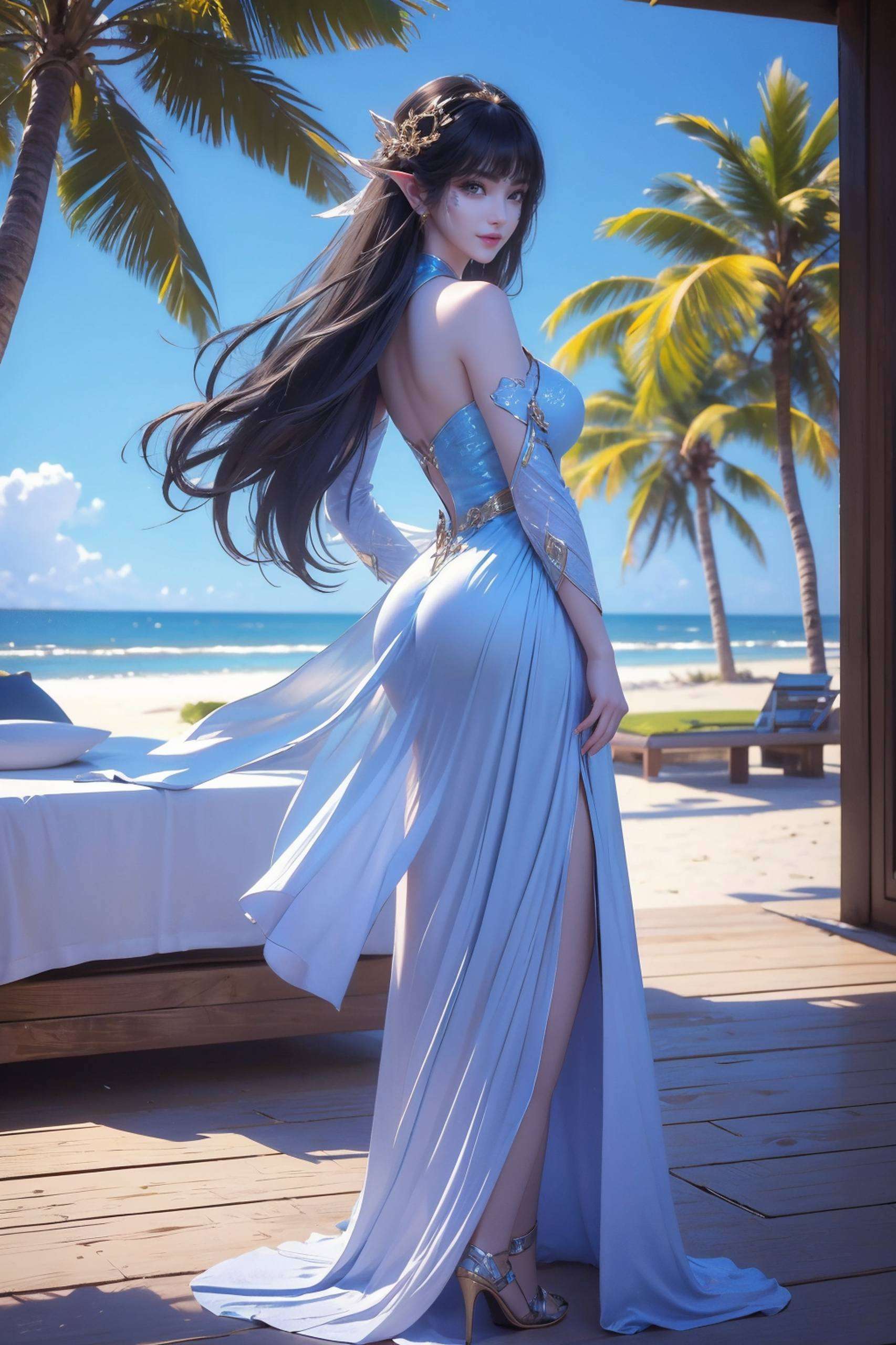 凤清儿壁纸高清呈现如梦如幻的苹果国漫美女