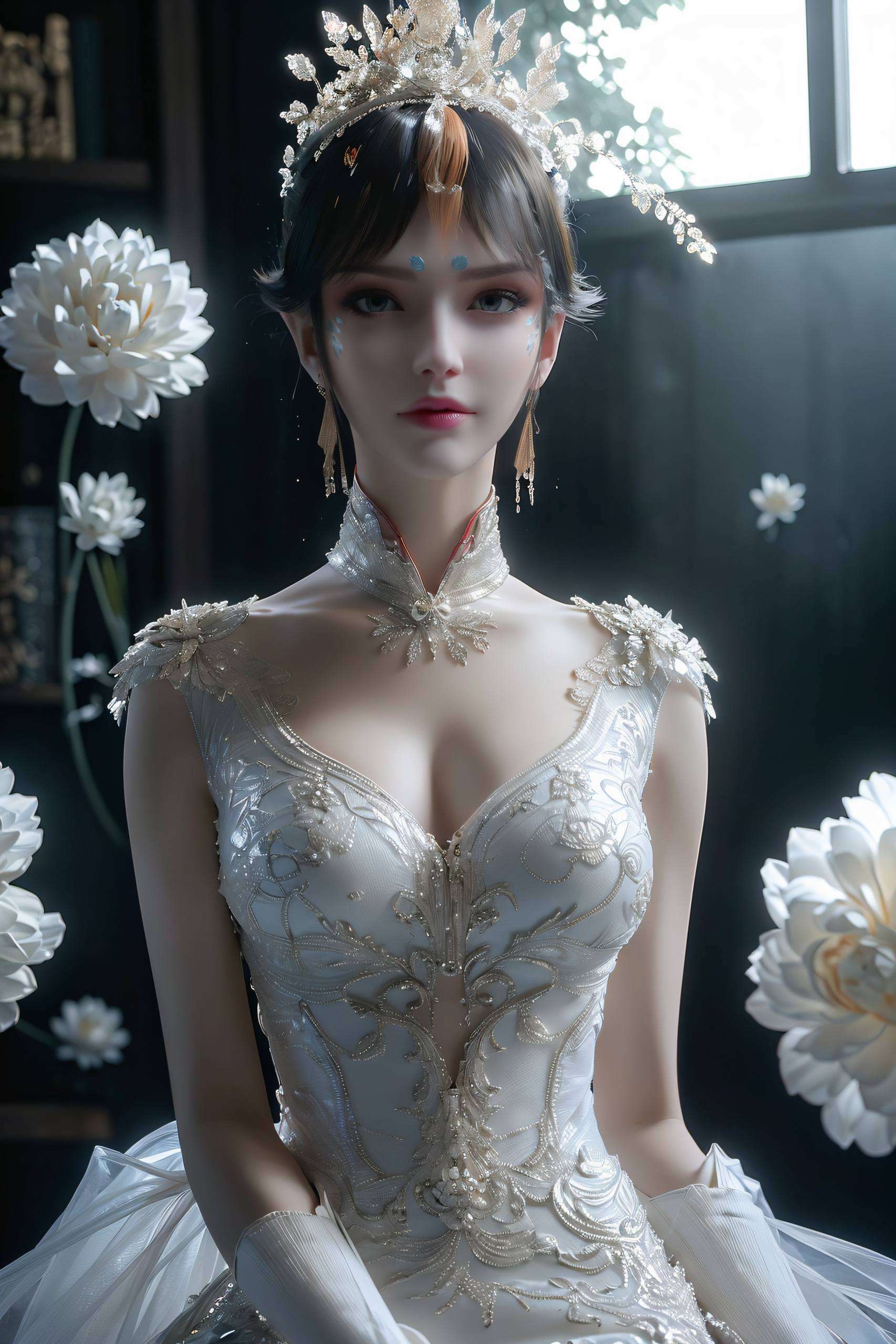 感受古典与现代的完美交融AI壁纸中的凤清儿翩翩起舞