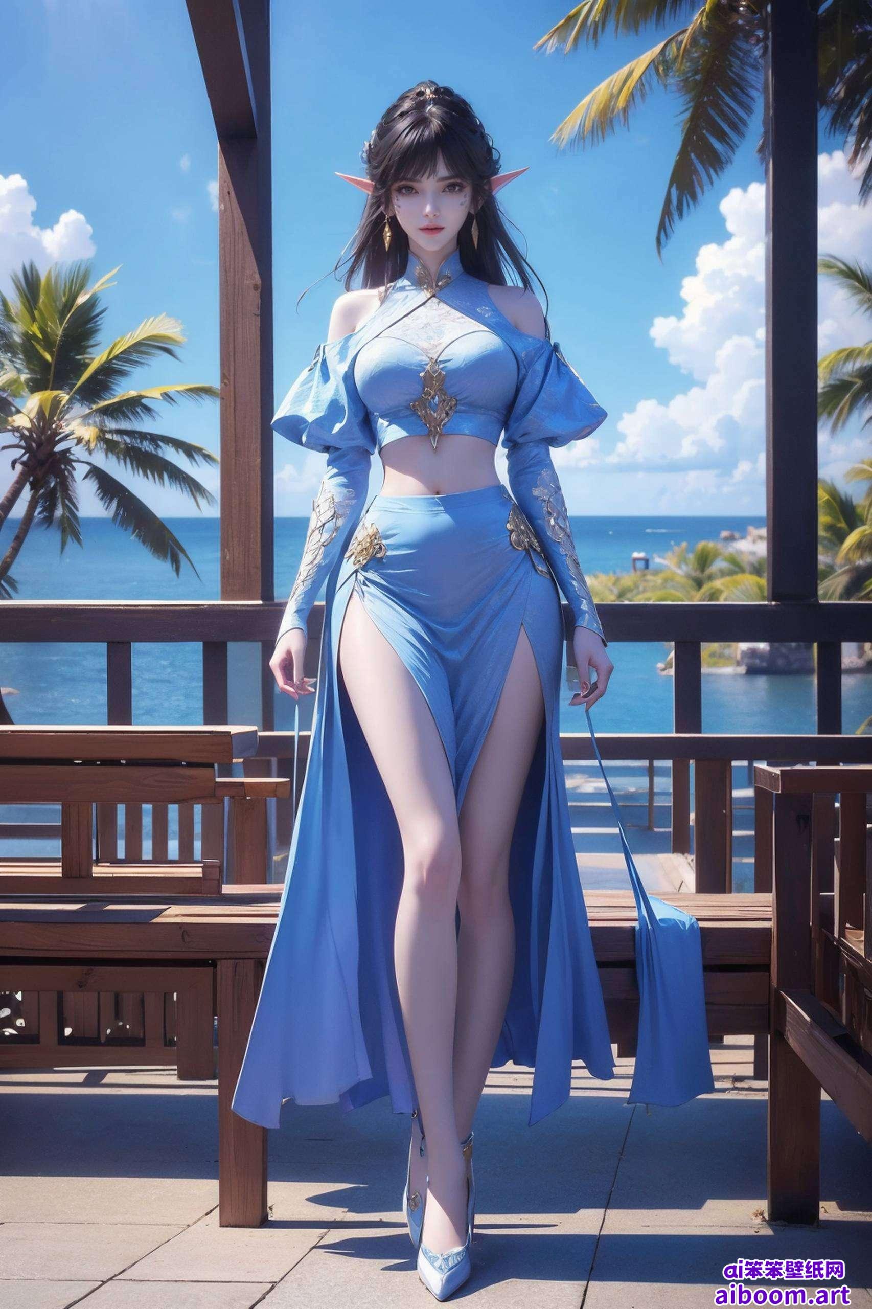 以国漫女神凤清儿为主角每一帧都充满艺术气息