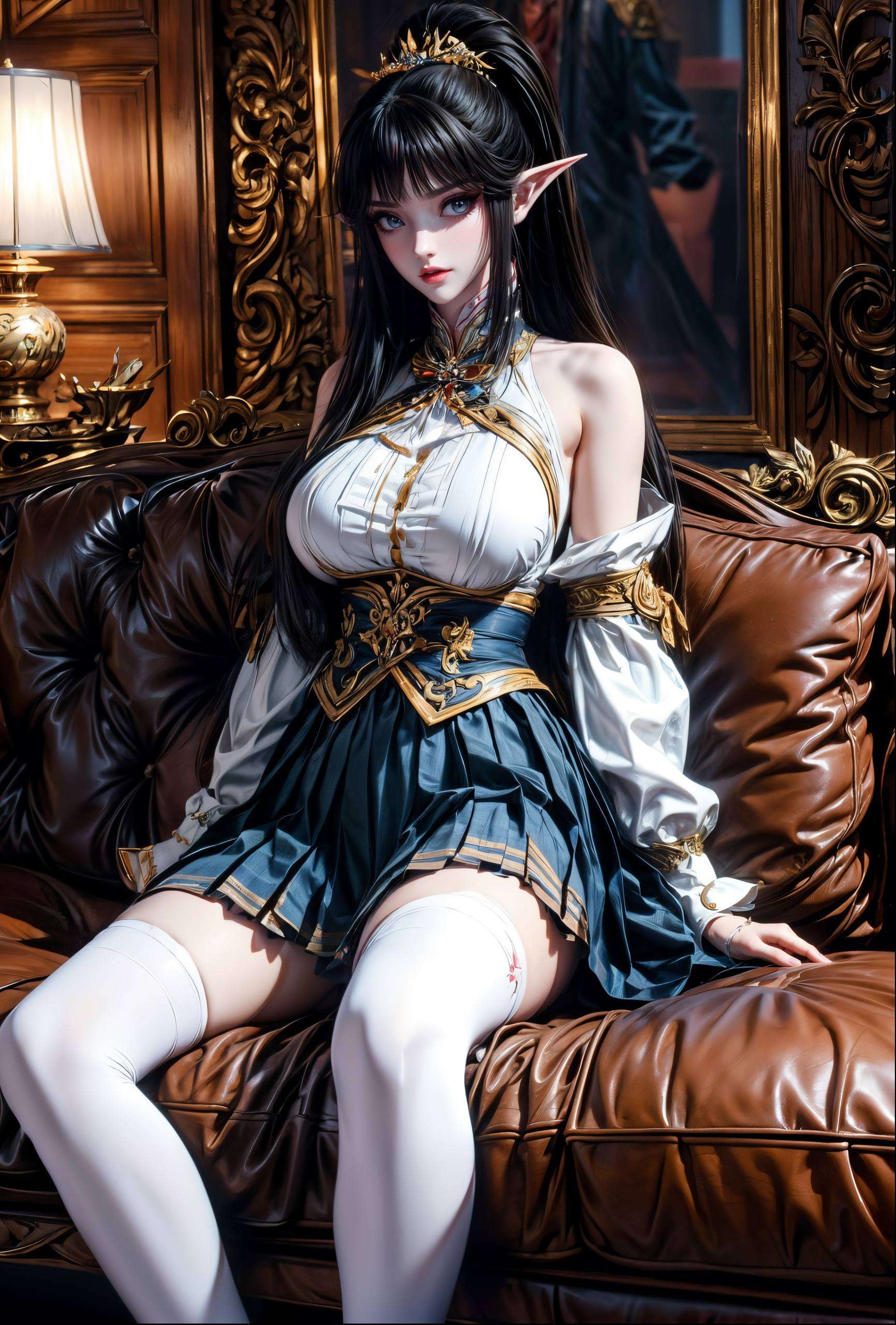 以粉色为主题将角色骨骼素材发挥到极致