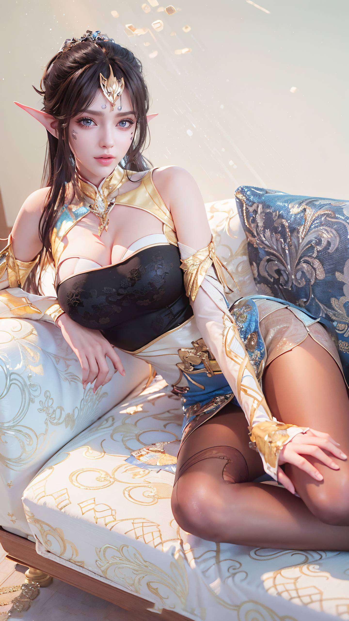 带你领略这位灵动侠女的绝美风采细腻描绘每一丝细节