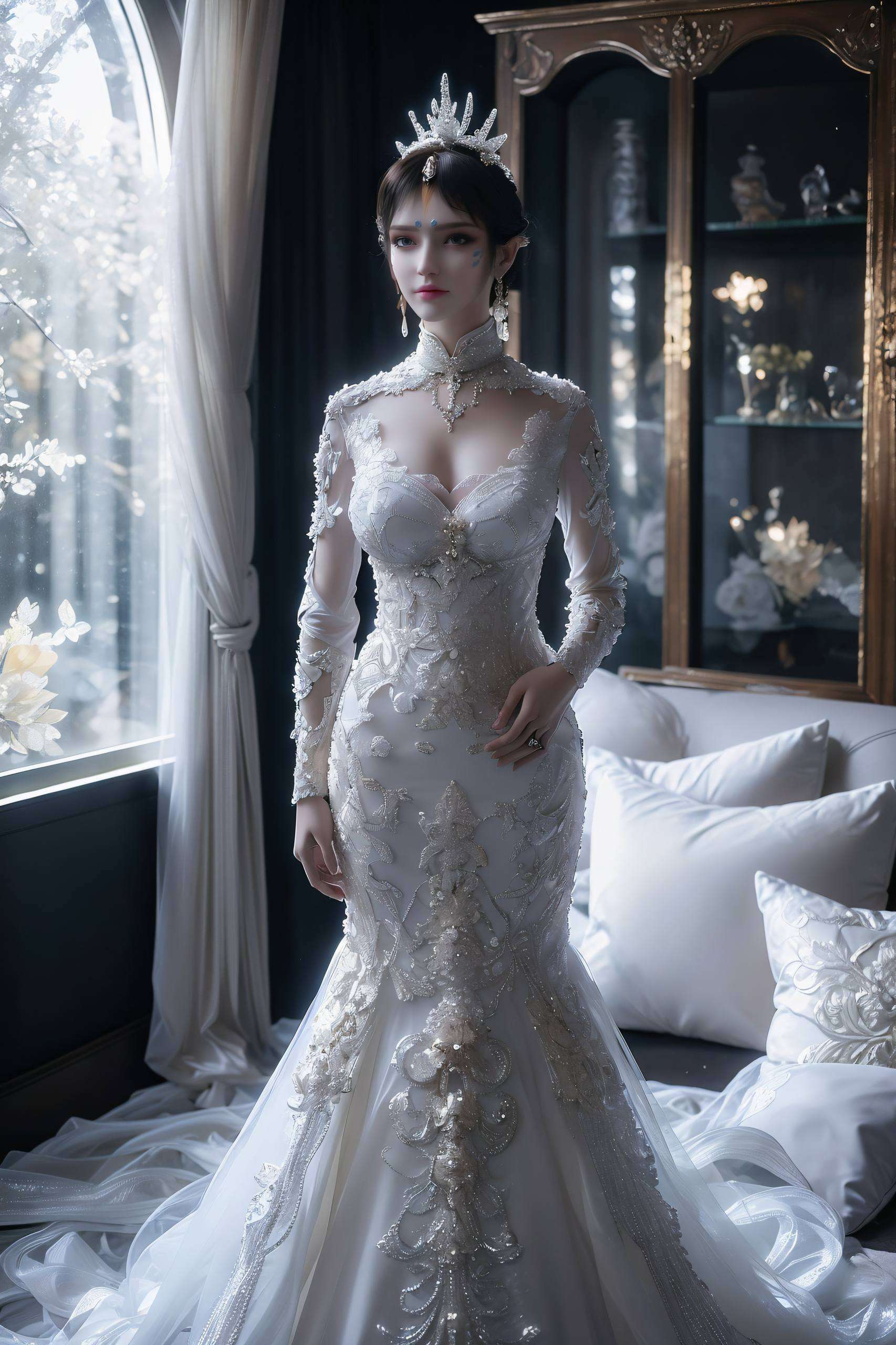 以凤清儿特别篇为主题画面中的凤清儿全身展现