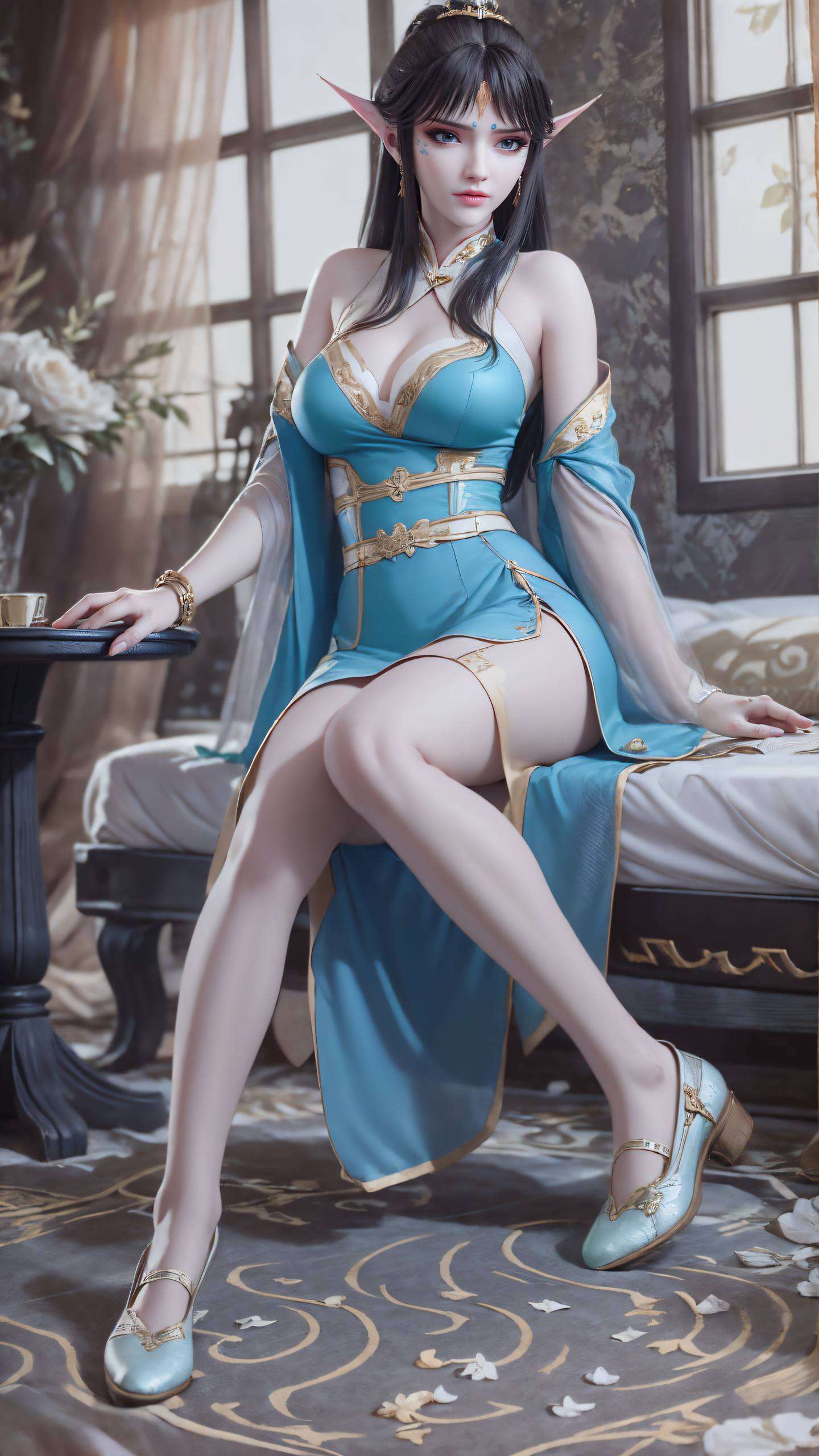 这幅4K高清宽屏壁纸展现着科技与艺术的交织之美