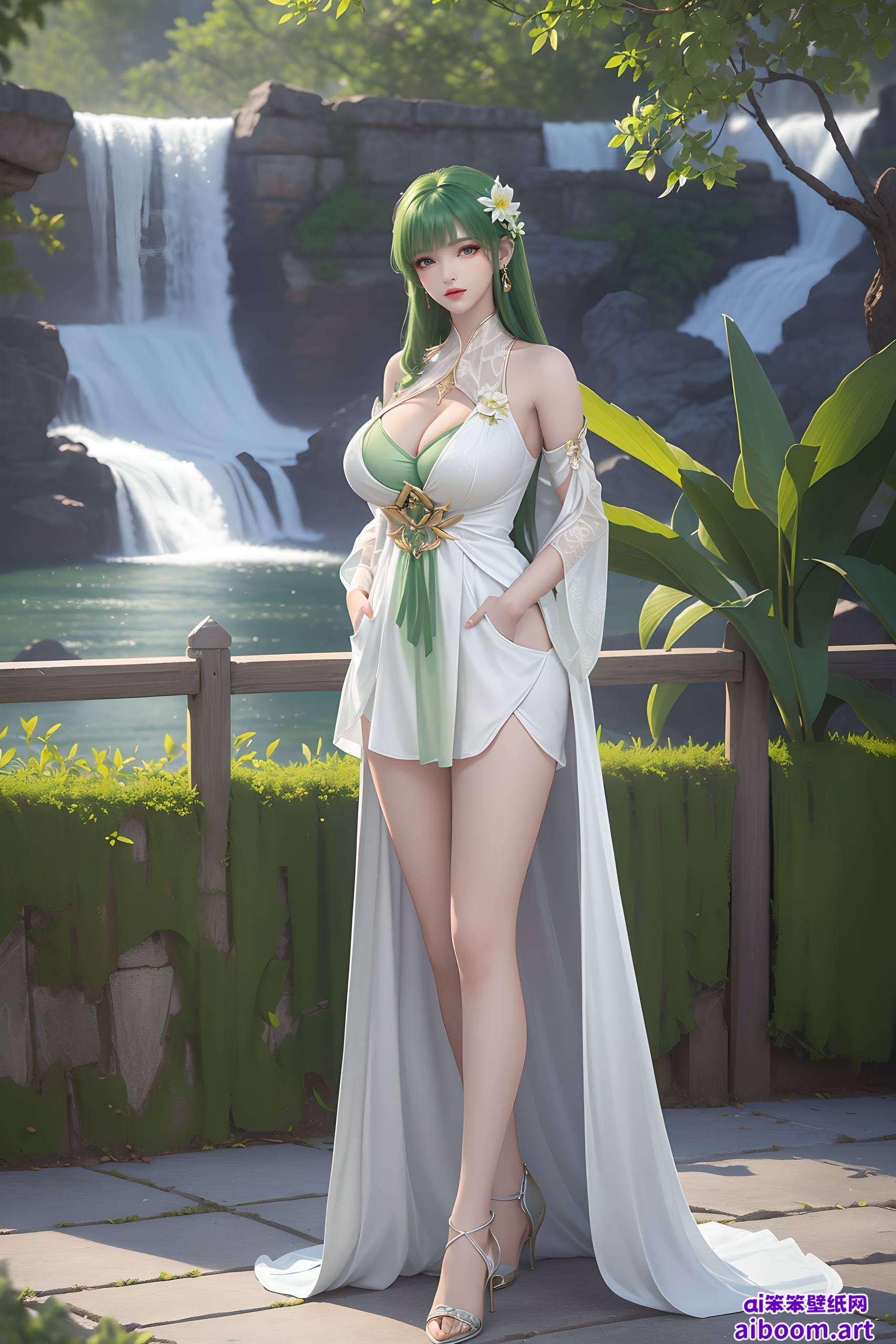 她的倩影流转她是国漫中的美女女神