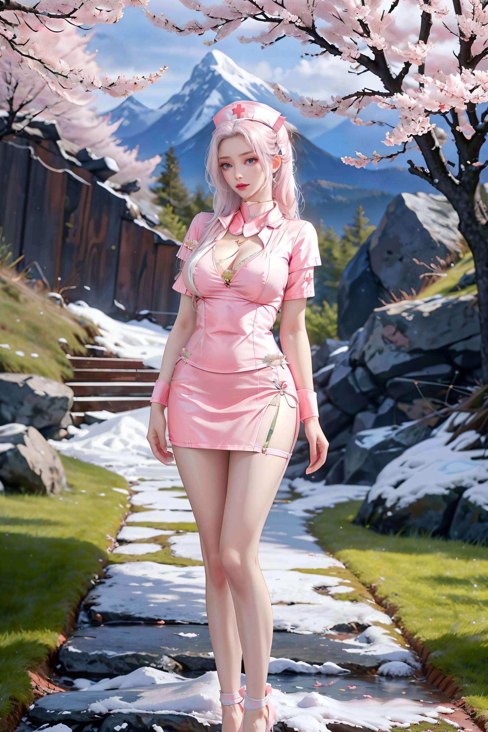 如苹果般精致AI金属质感与国漫女主的灵动完美融合