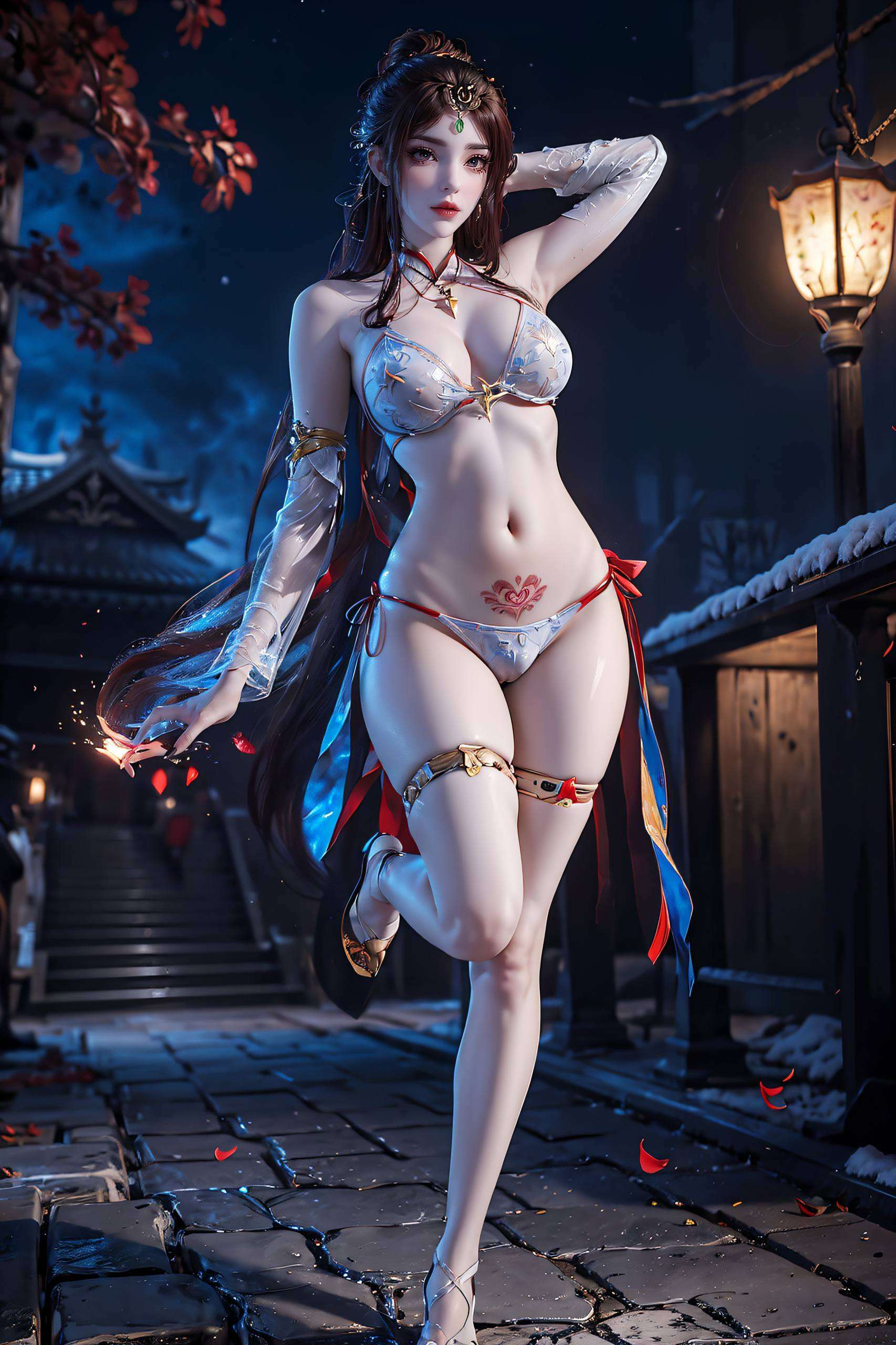 仿佛穿越时空勾勒出凤凰展翅的雄姿