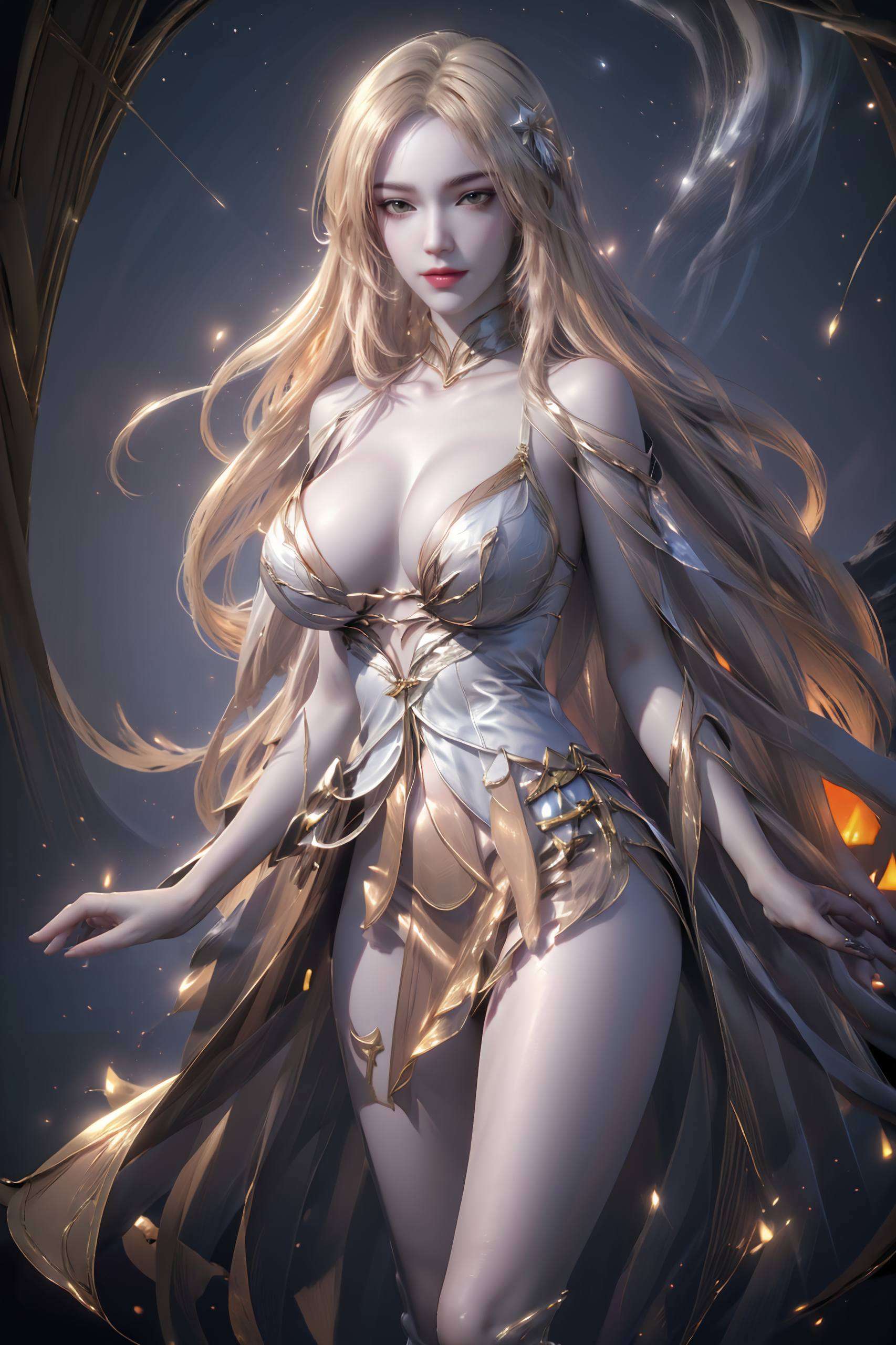 让胡列娜的灵动身影细腻的线条