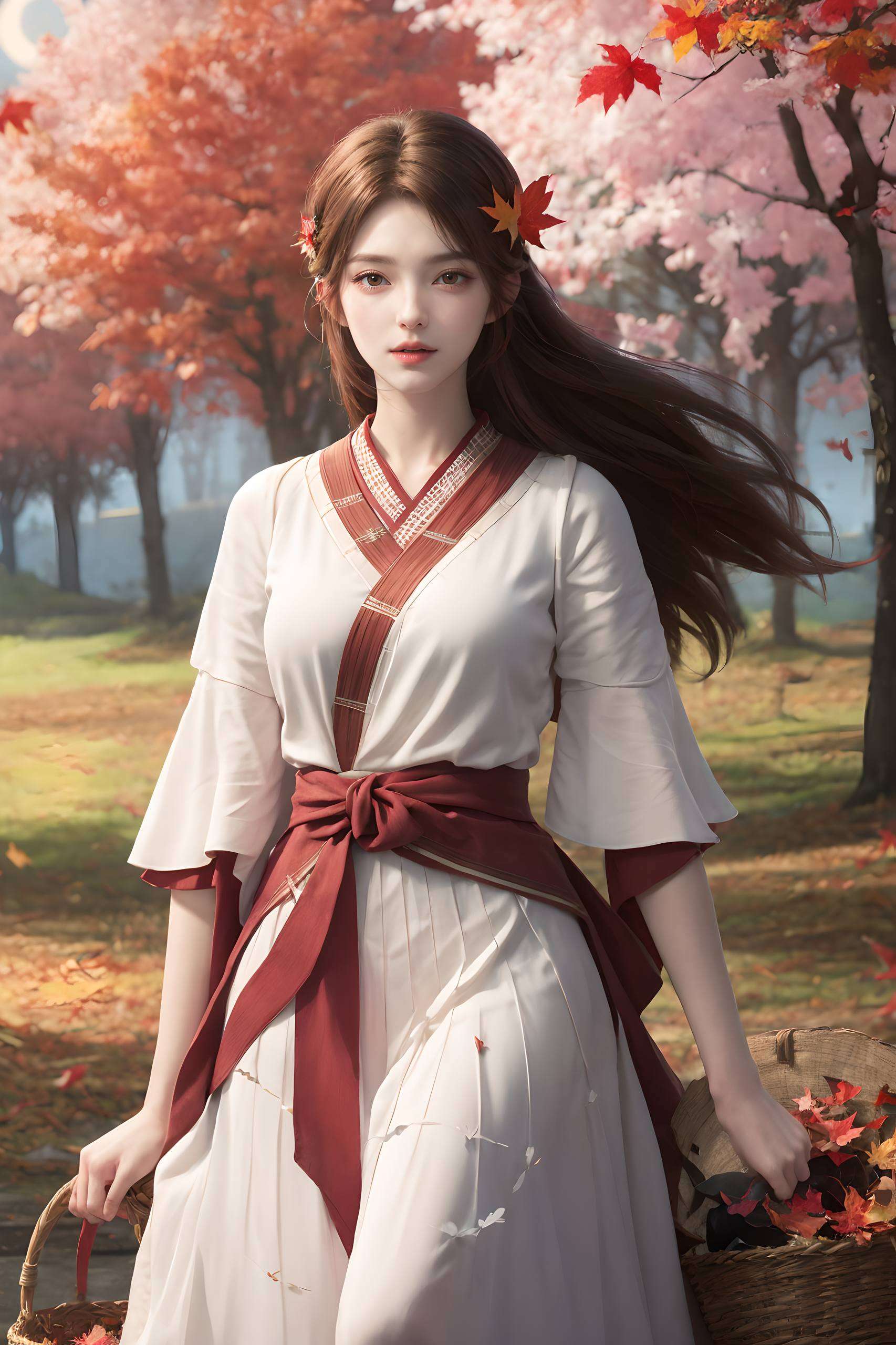 画面生动以灵动飘逸的火灵儿为灵感