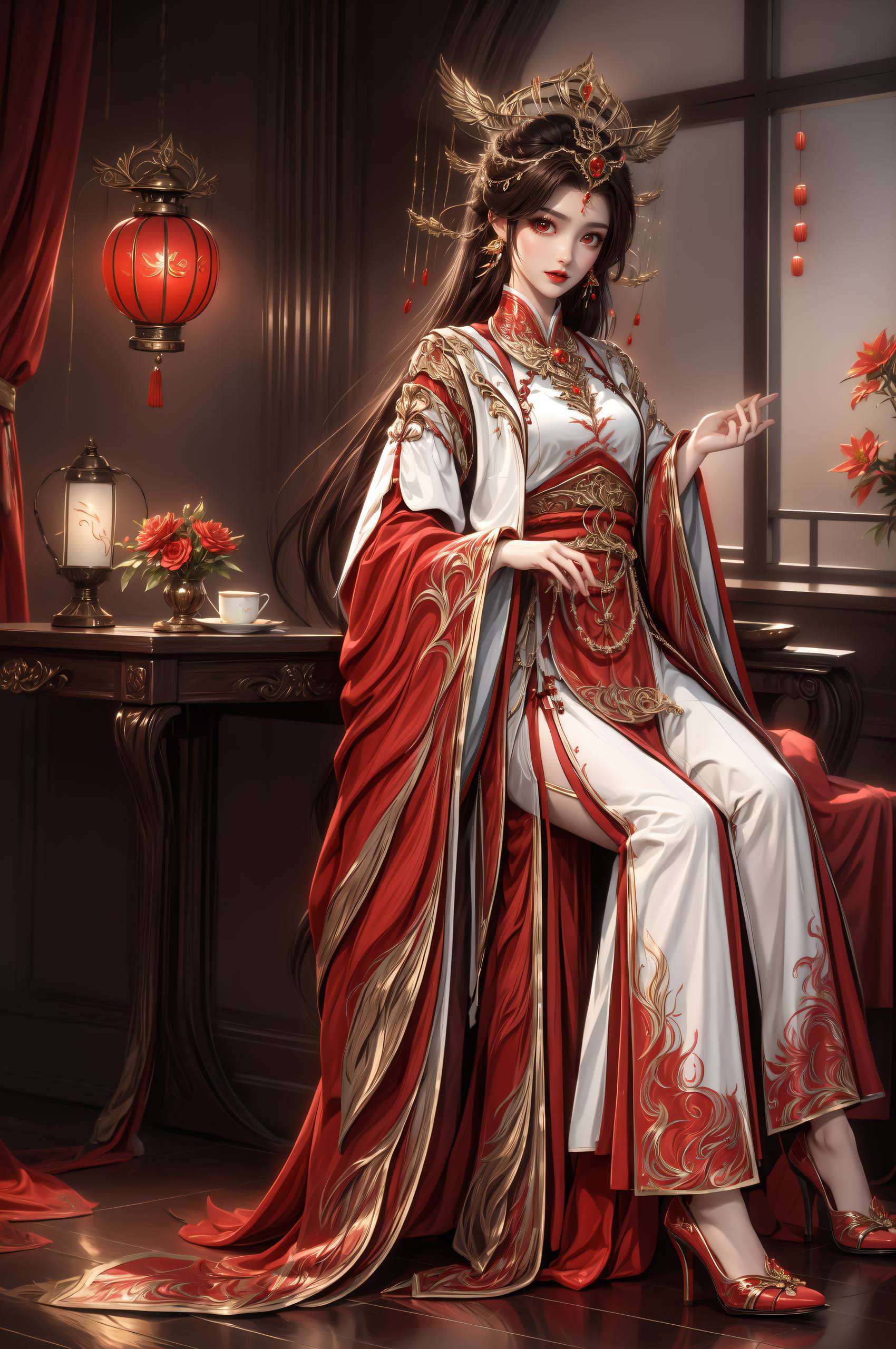 火灵儿的高清壁纸画面中的她灵气四溢