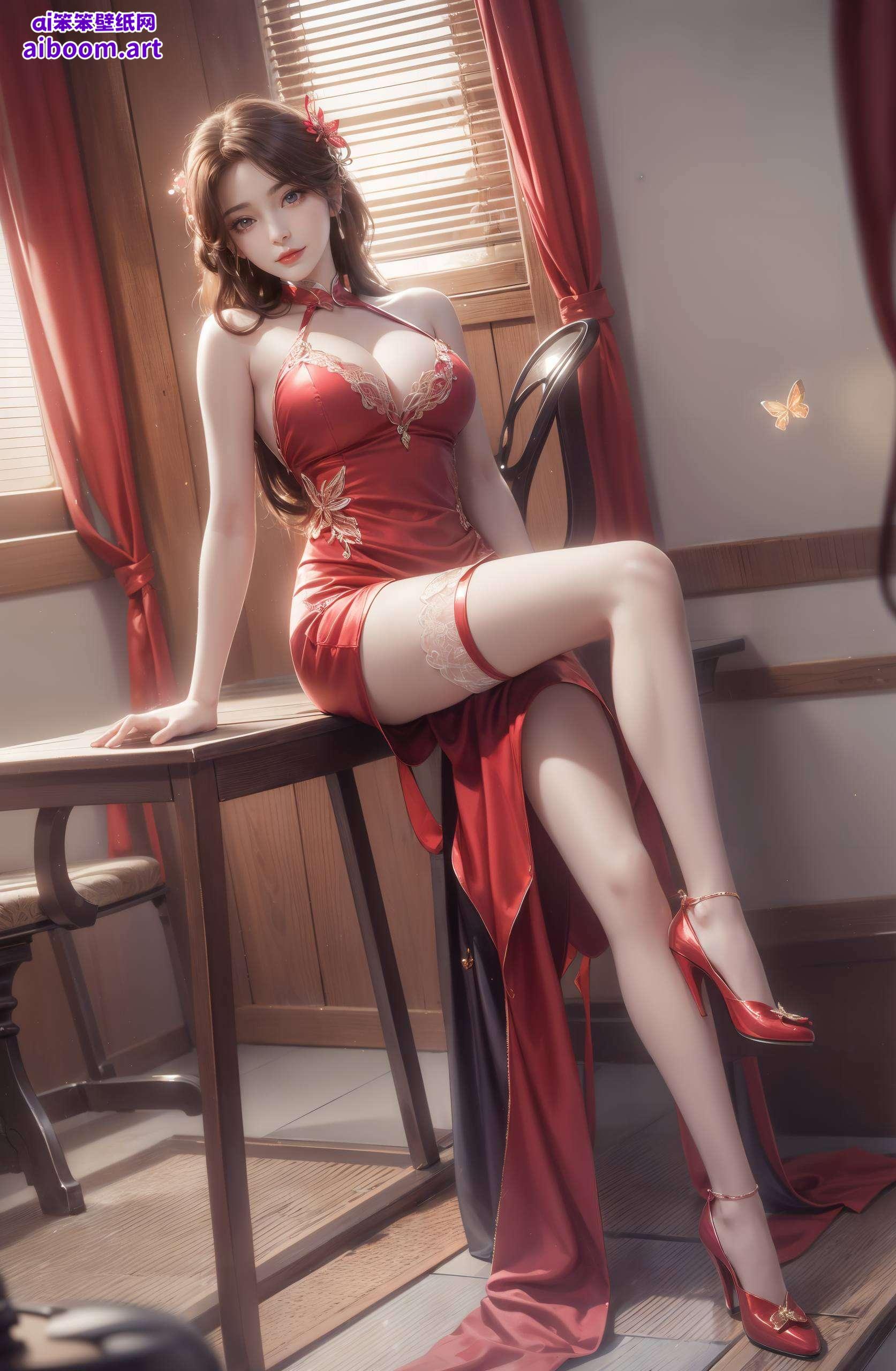 细腻展现火灵儿的灵动风采精选AI绘画角色骨骼素材