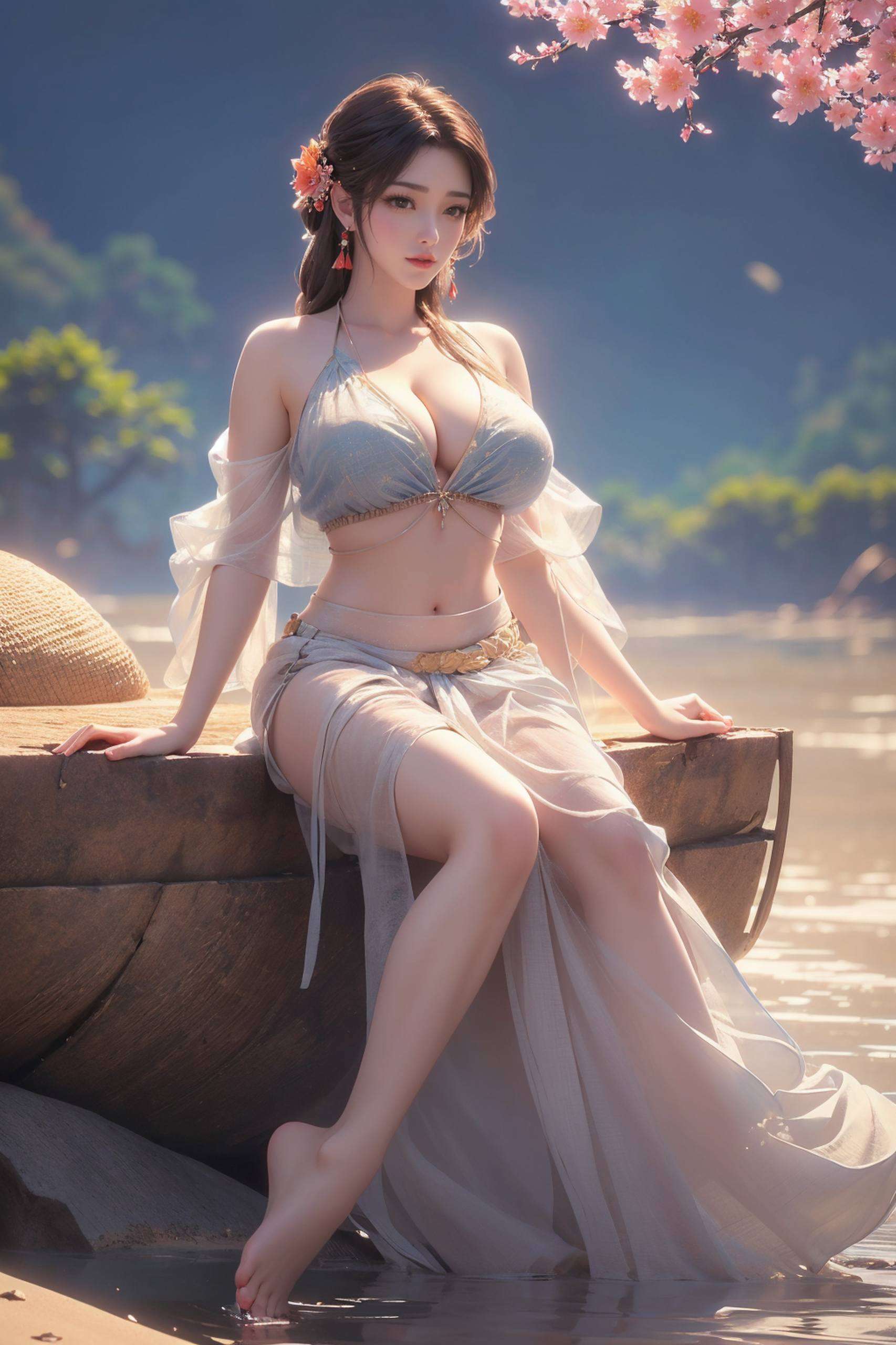 仿佛能感受到火灵儿的活力与热情细腻的画面