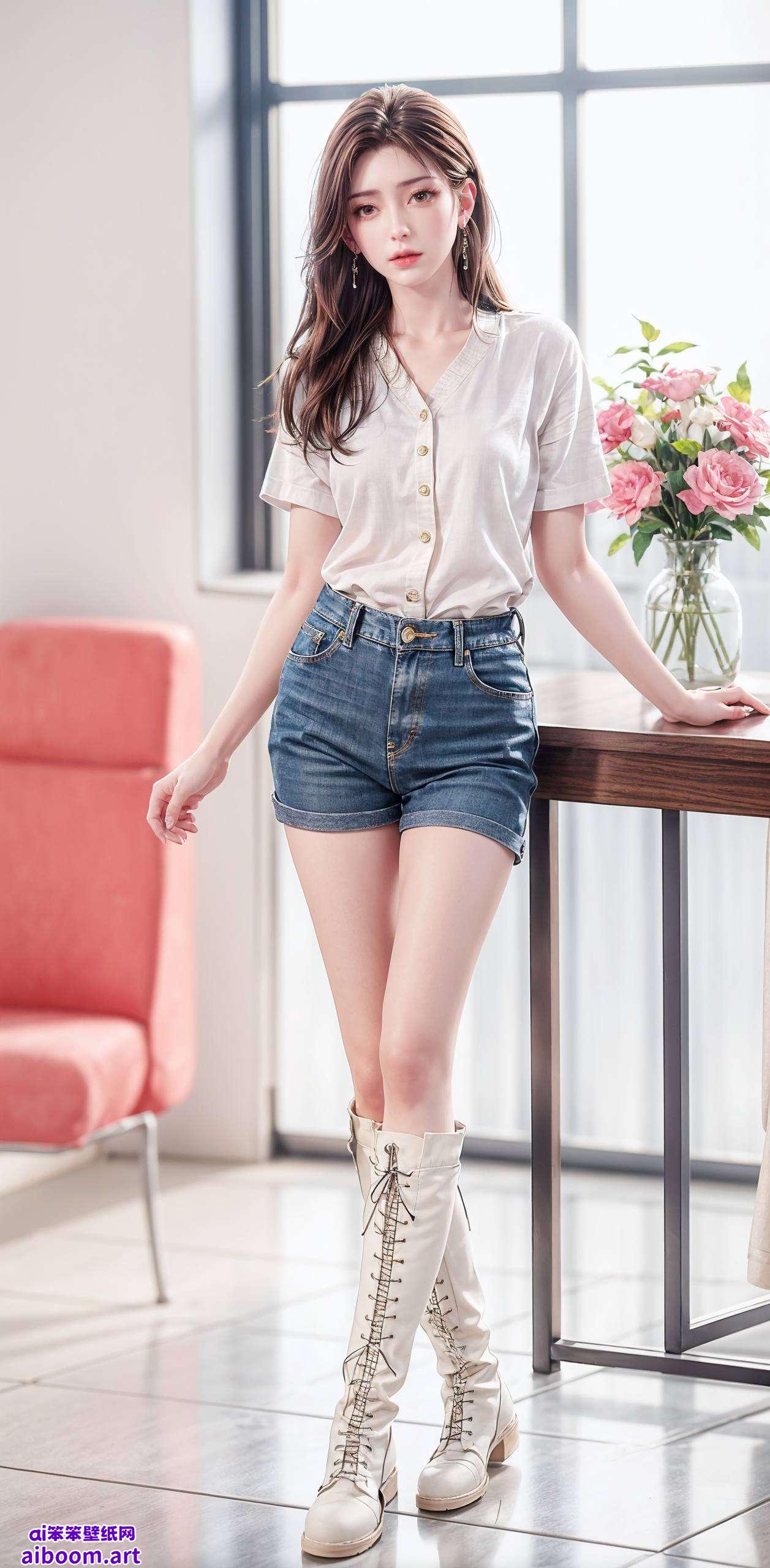 那抹穿梭在古风壁纸中的仙气美女以完美像素呈现