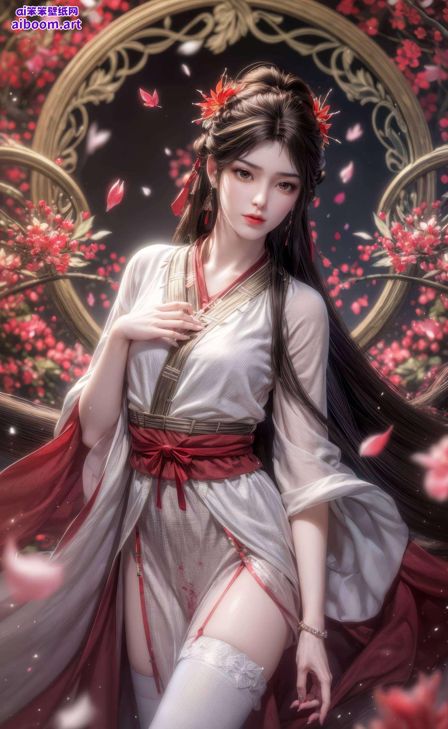 古风壁画里的王者火灵儿如同从4K高清壁纸中跃然而出