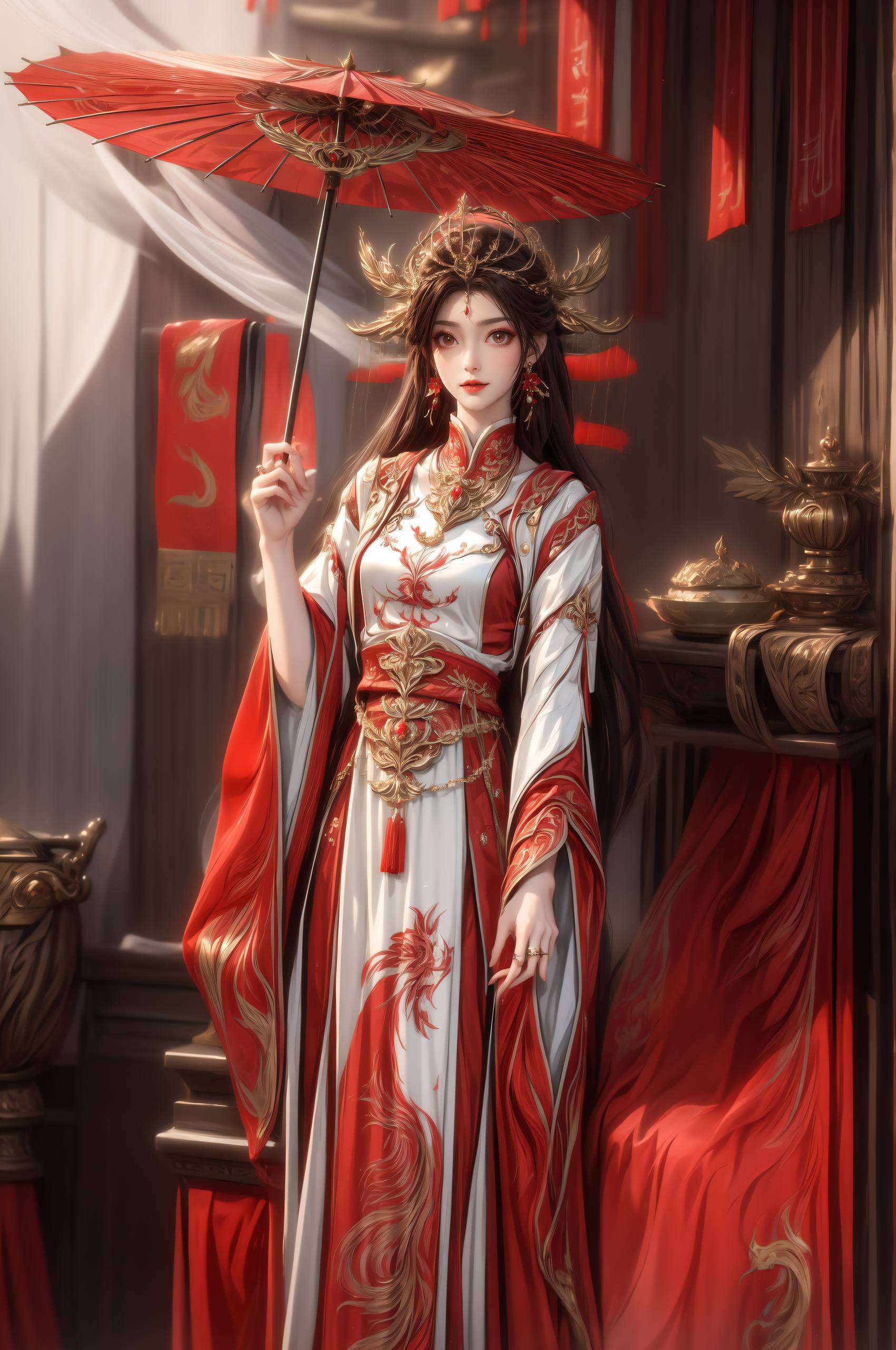 火灵儿以其独特的魅力穿梭于东方幻想的绚丽世界