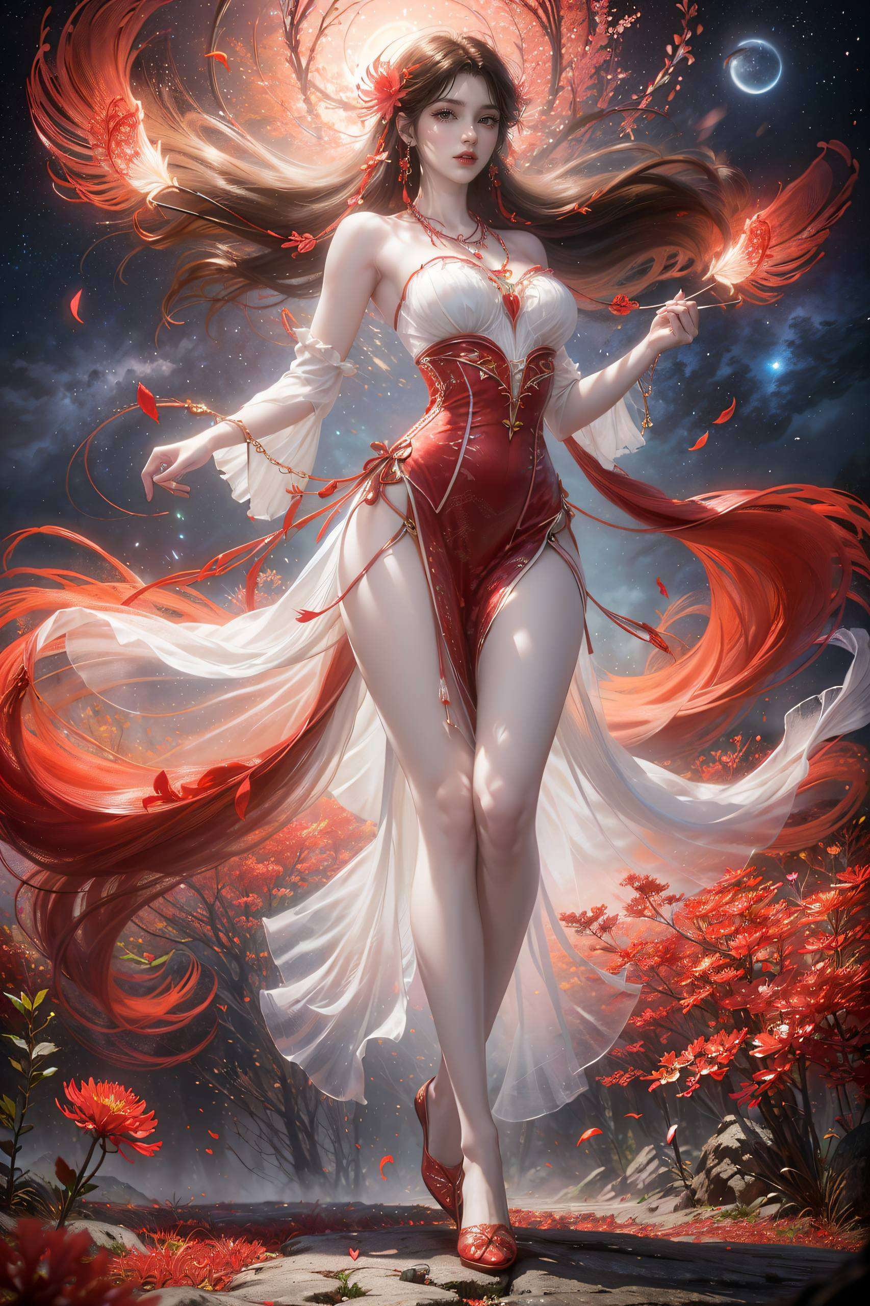 穿梭于国漫世界的火灵儿以她独特的抽象艺术风格